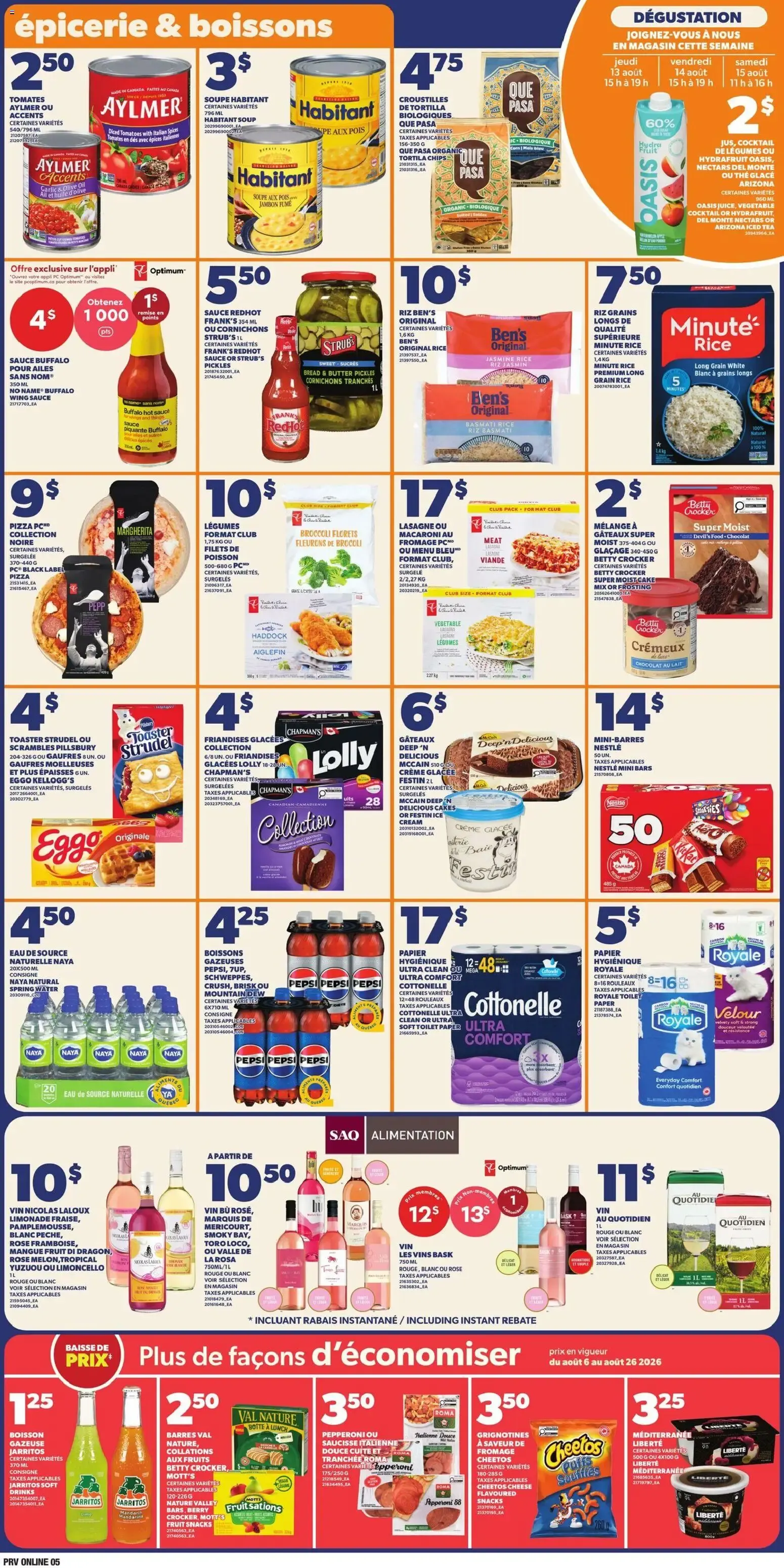 Provigo weekly flyer / circulaire from Aug 13, 2026 > weekly specials & deals from August 13 to August 19 2026 - flyer page 7
