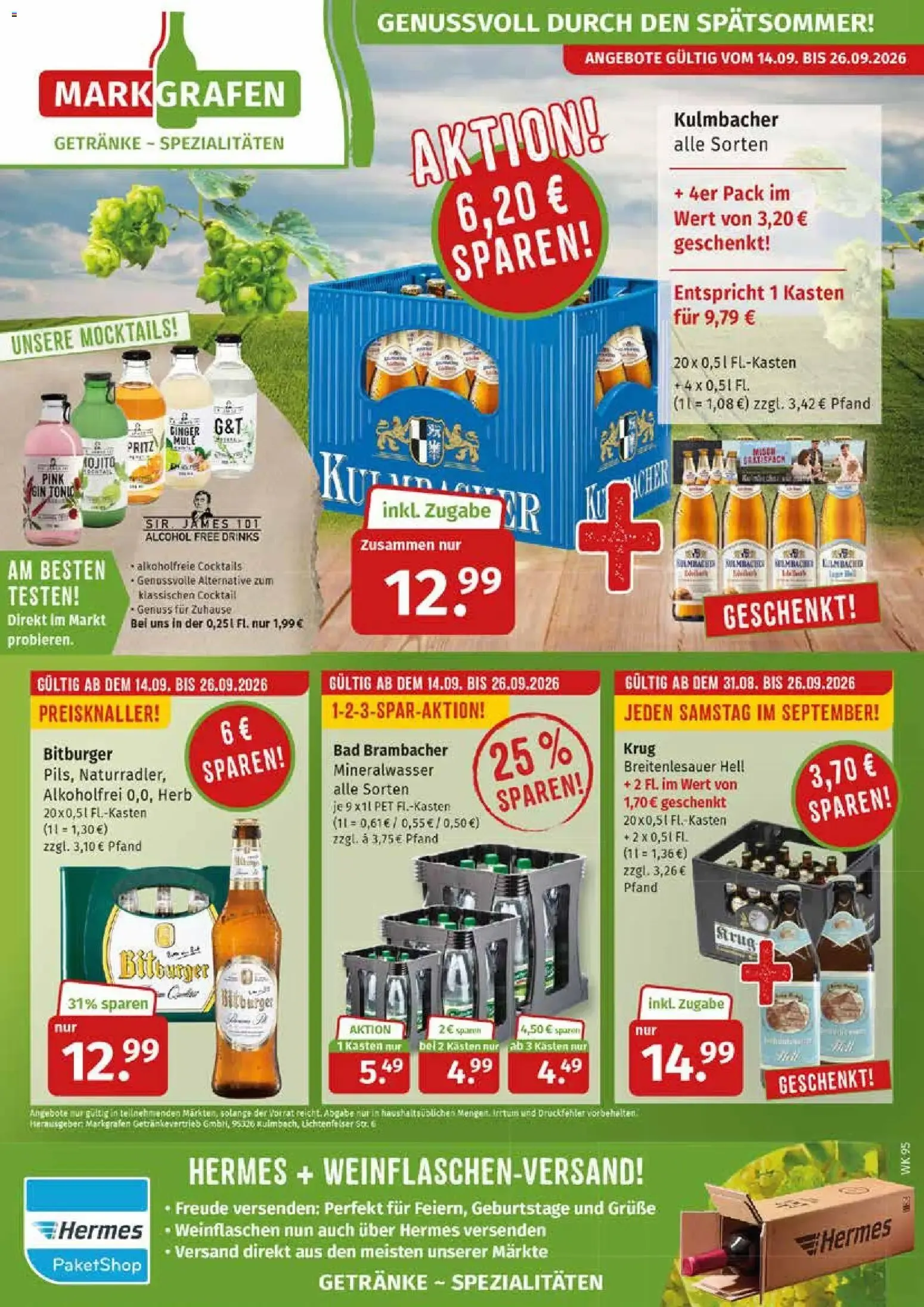 Markgrafen Prospekt vom 31.08.2026 – Angebote online von 31. August bis 12. September 2026 - Prospekt seite 8