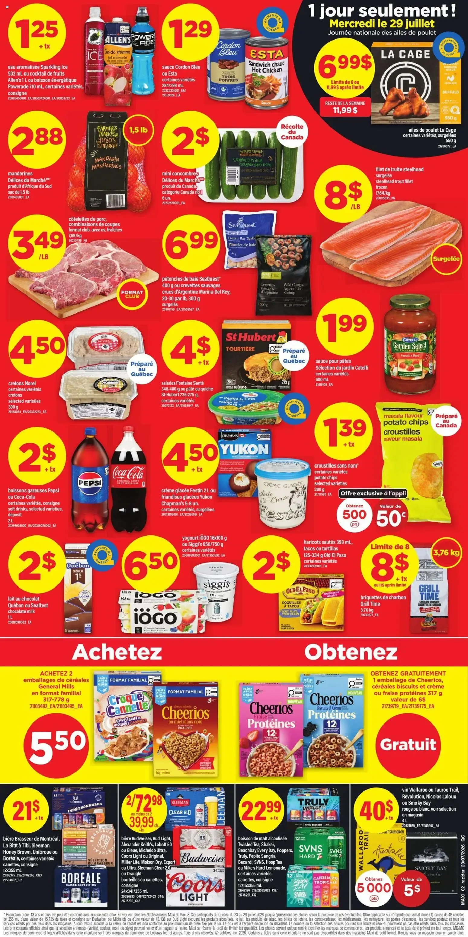 Maxi weekly flyer / circulaire from Jul 23, 2026 > weekly specials & deals from July 23 to July 29 2026 - flyer page 2
