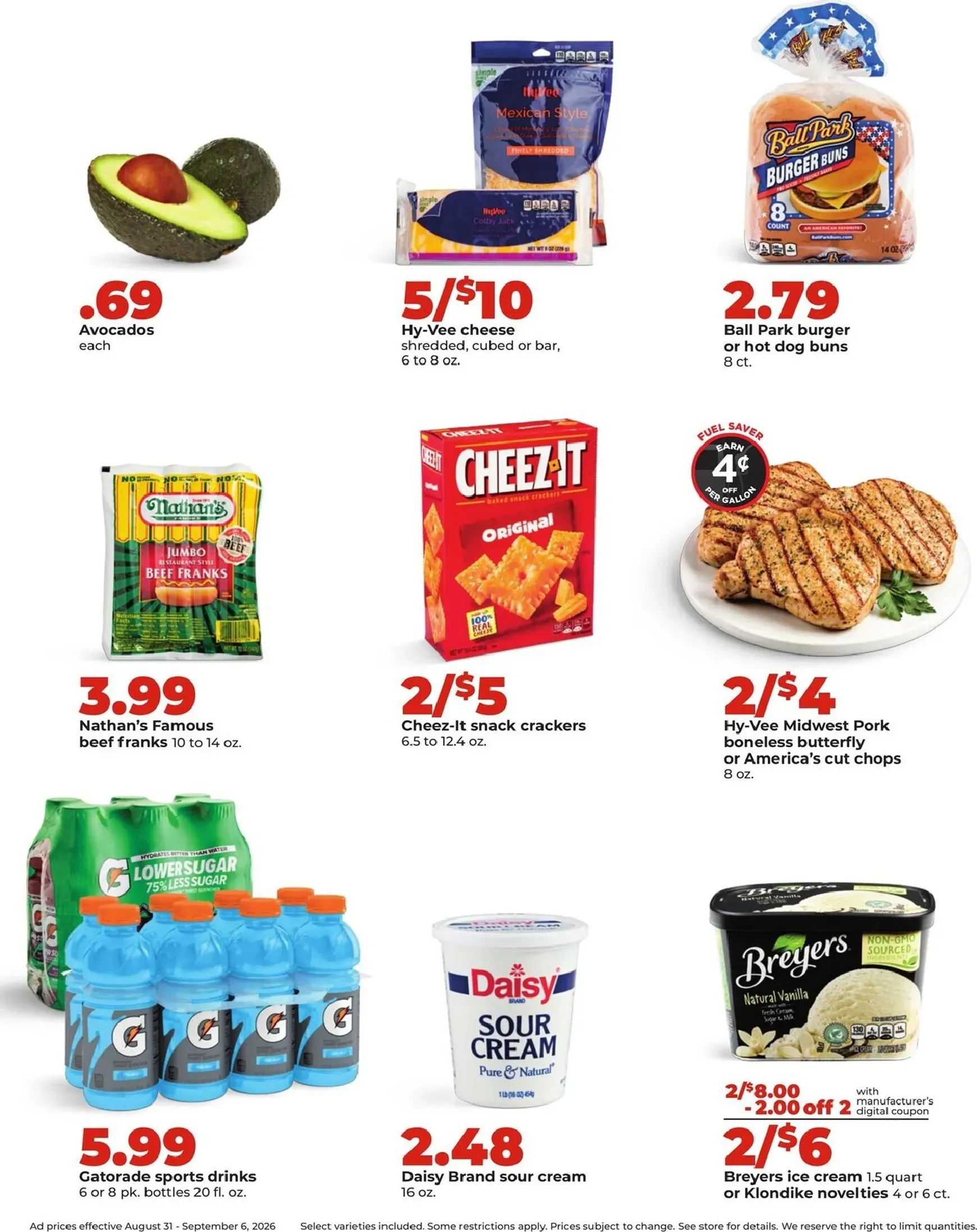 Weekly ad Current Hy Vee leaflet valid from Monday 08/31/2026 to Sunday 09/06/2026 from August 31 to September 6 2026 - Page 2