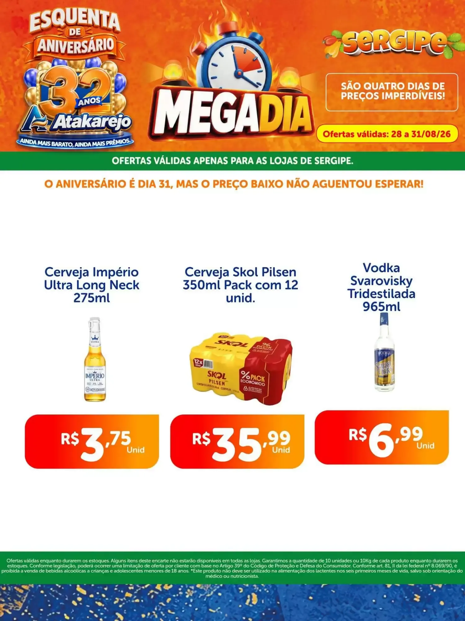 Encarte de MEGADIA Atakarejo Sergipe 28 de agosto até 31 de agosto 2026 - Pagina 7
