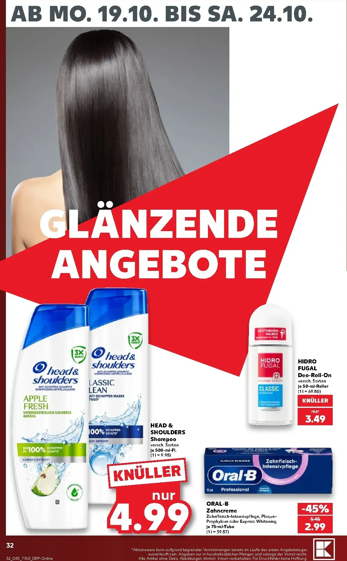 Kaufland Prospekt nächste Woche – von Montag 19.10.2026 bis Samstag 24.10.2026 von 19. Oktober bis 24. Oktober 2026 - Prospekt seite 33