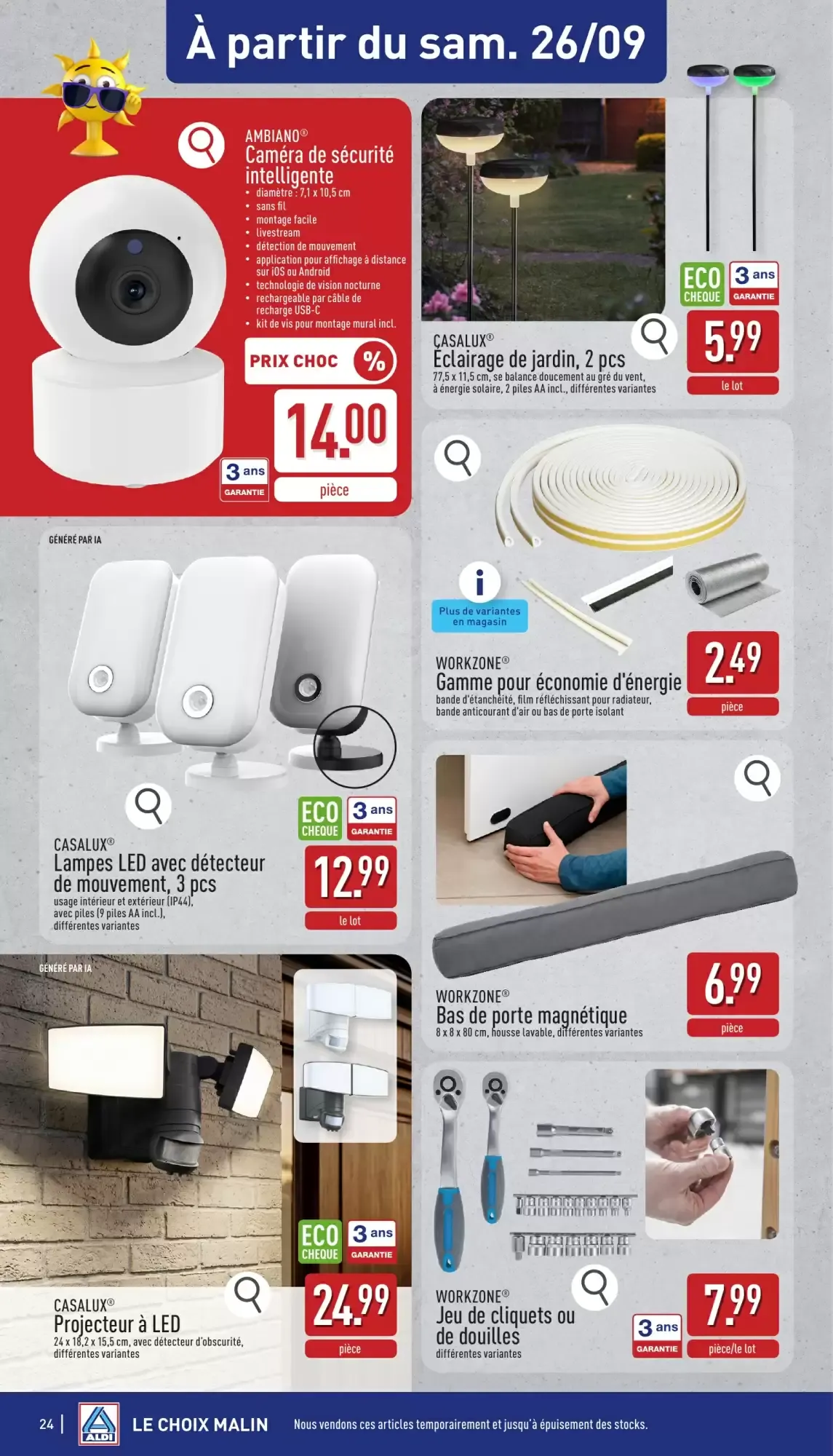 ALDI Dépliant du 21/09 au 26/09 van 21 september tot 26 september 2026 - folder pagina 24