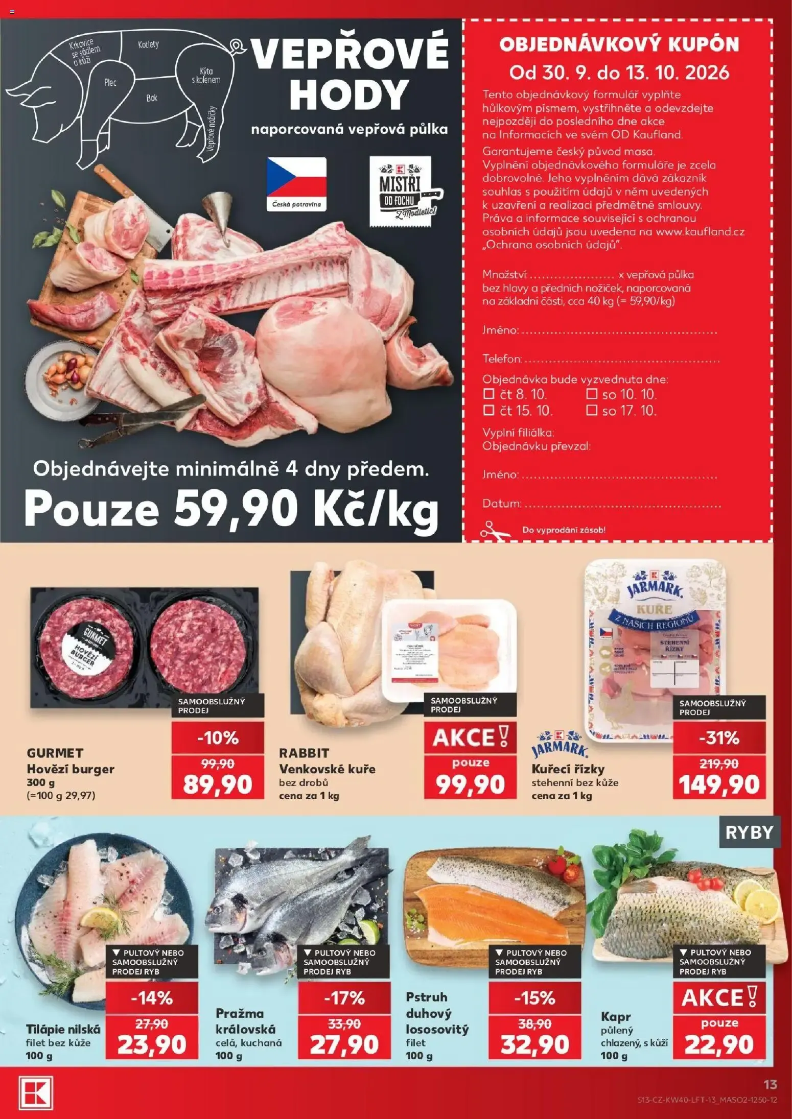 Kaufland leták od 30.09.2026 - Nový na příští týden - 30. září 6. října 2026 - Page 13