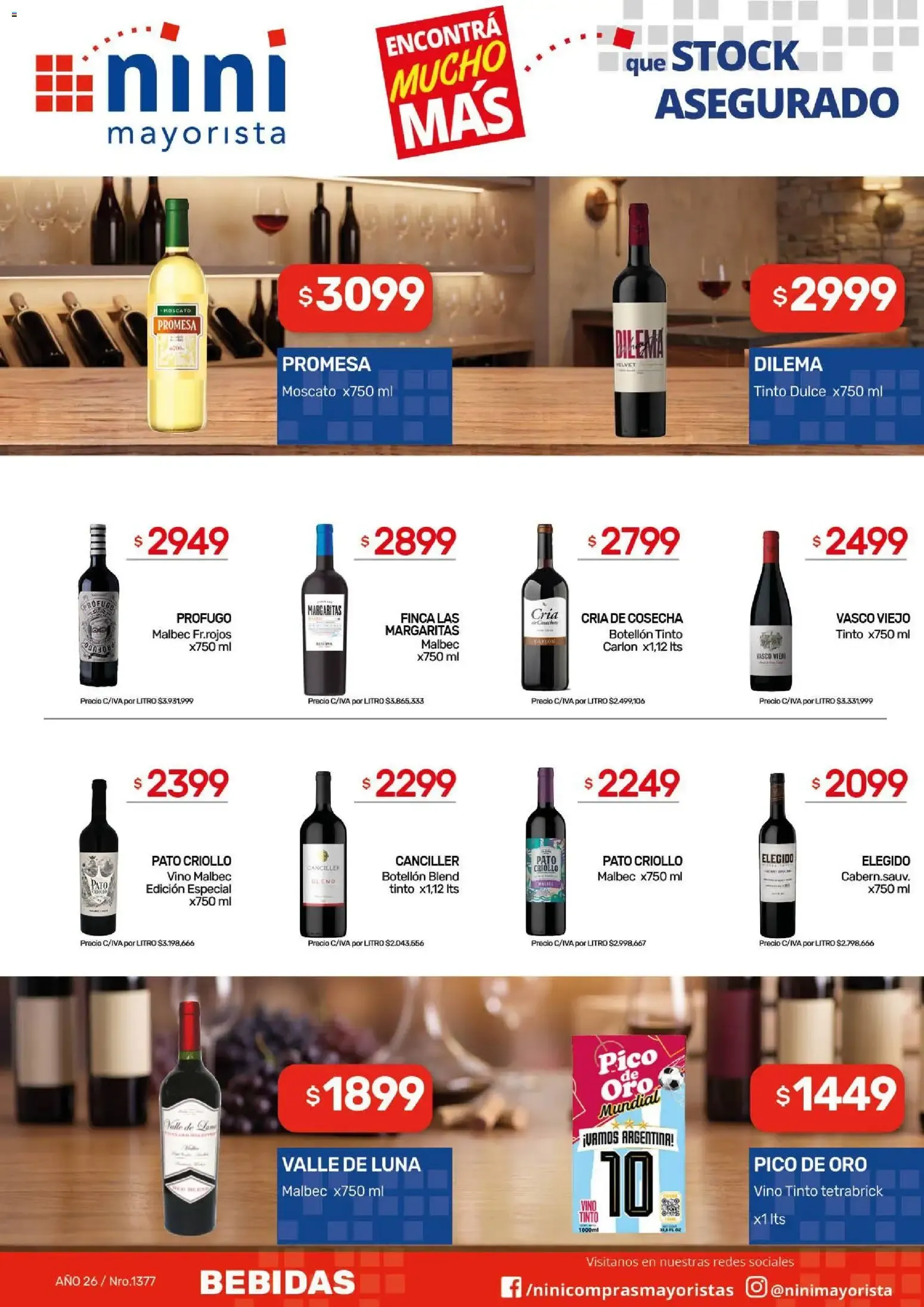 Ofertas de NINI Mayorista catálogo del 14/09/2026 - 20/09/2026 14 de septiembre al 20 de septiembre 2026 - Página 19 del catálogo
