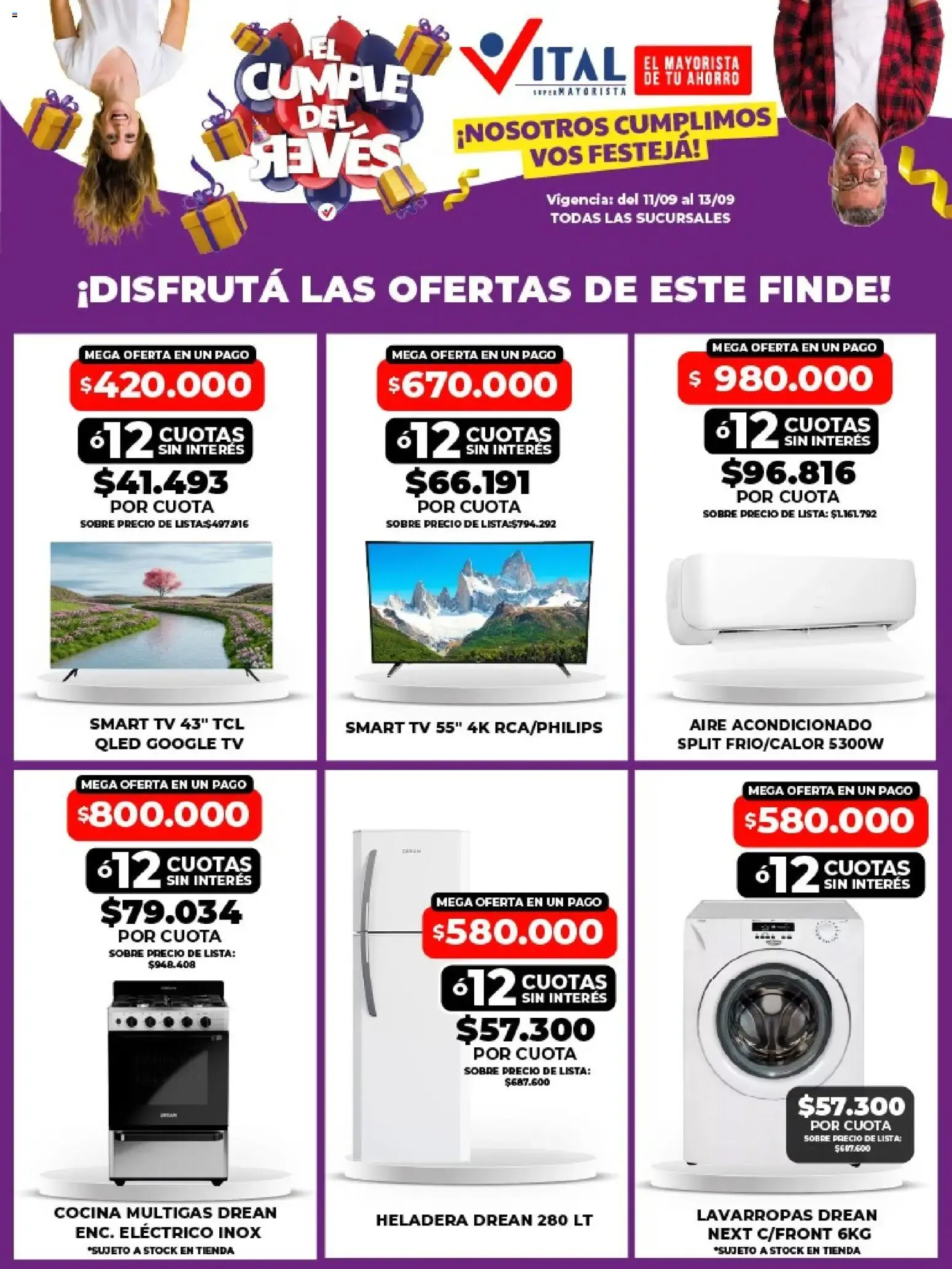 Ofertas de Vital - Ofertas fin || del 11/09/2026 - 13/09/2026 || Catálogo 11 de septiembre al 13 de septiembre 2026 - Página 4 del catálogo