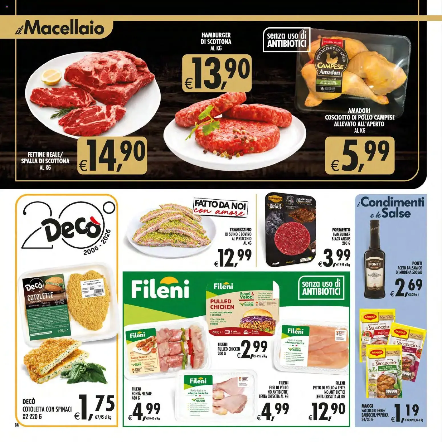 Nuovo Decò volantino Gourmet Sicilia dal 21/07/2026 > offerte anteprima 🛍️ da 21 luglio a 30 luglio di 2026 - Pagina del volantino 14
