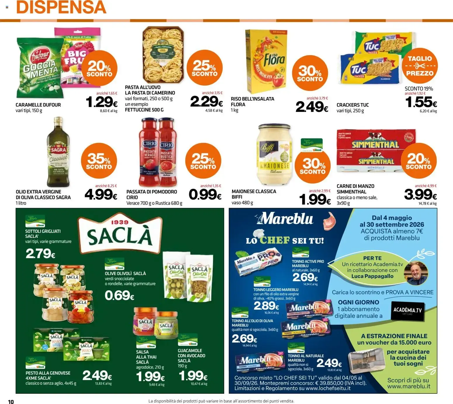 Superconti volantino dal 13/08/2026 - online Offerte da 13 agosto a 26 agosto di 2026 - Pagina del volantino 10