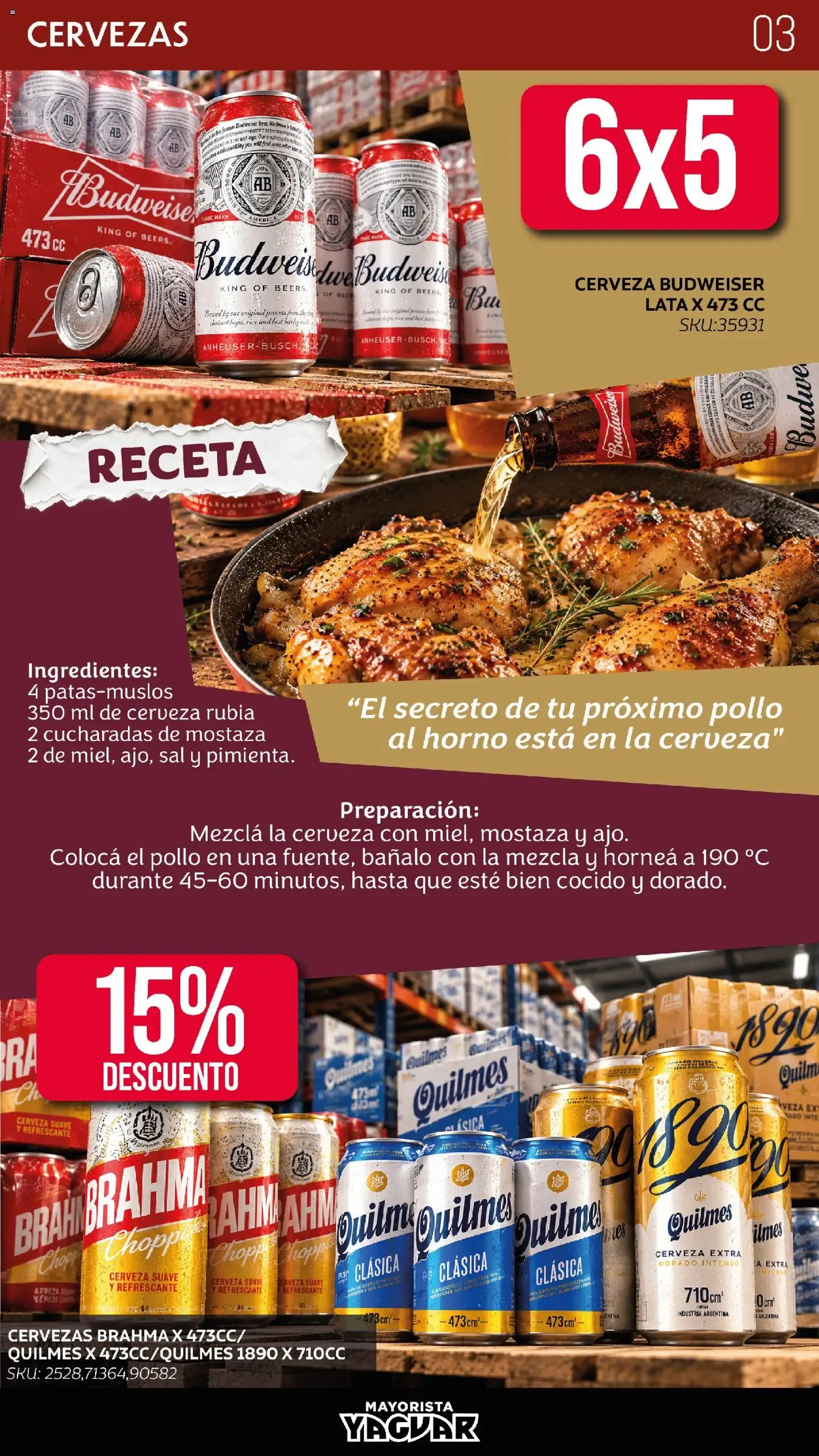 Ofertas de Yaguar - Especial Bebidas del 19/10/2026 - 01/11/2026 19 de octubre al 1 de noviembre 2026 - Página 3 del catálogo