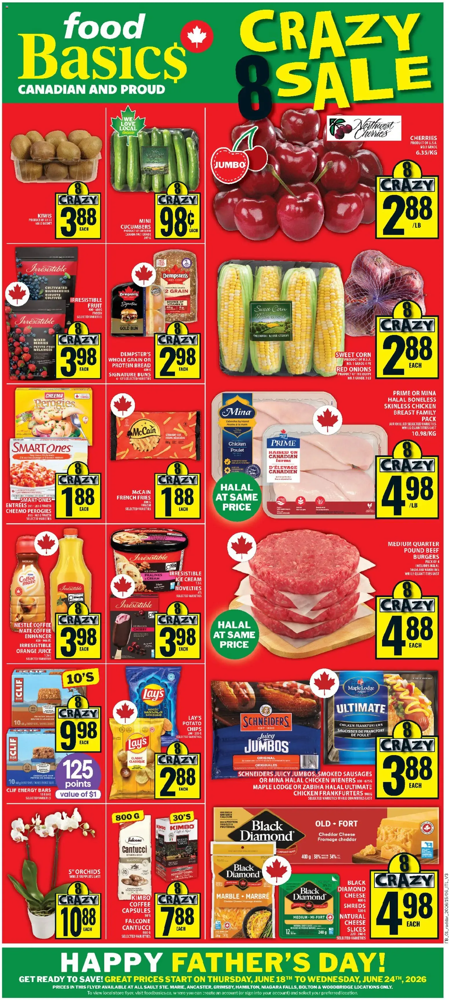 Food Basics weekly flyer - Ancaster from Jun 18, 2026 > weekly specials & deals from June 18 to June 24 2026 - flyer page 1
