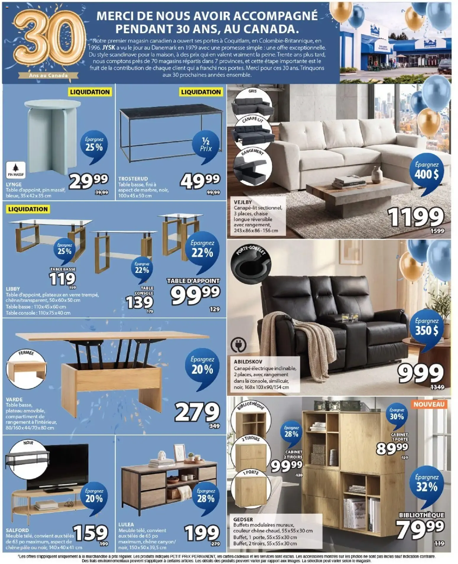 JYSK Sommeil et inspiration scandinave - Célébration 30 Ans from October 8 to October 21 2026 - flyer page 4