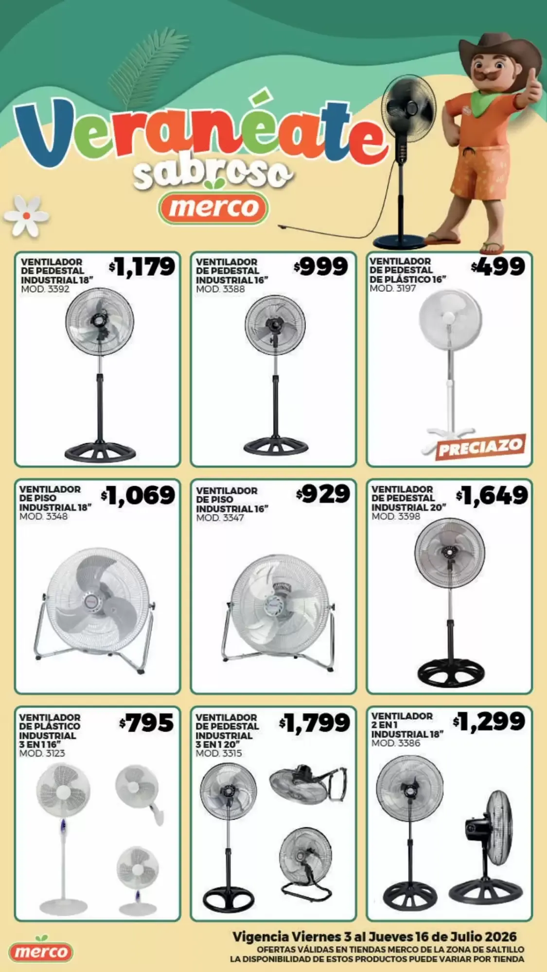 Catálogo de Veranéate sabroso Merco 3 de julio al 16 de julio 2026 - Pagina 1