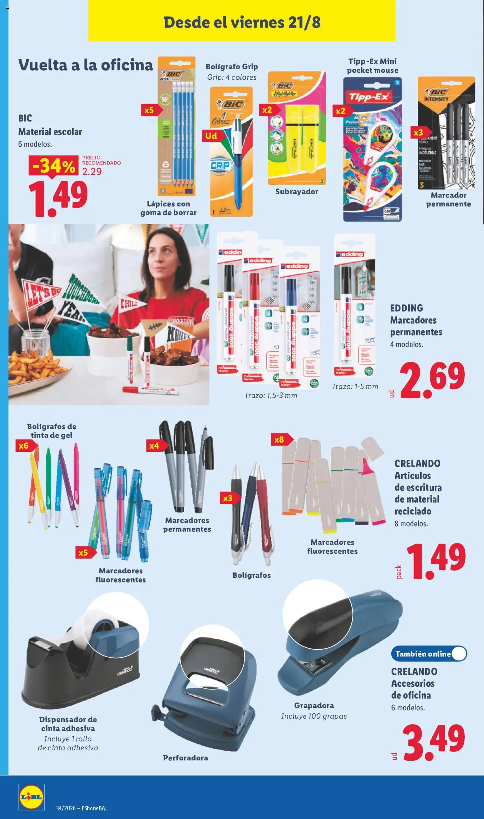 Catálogo de Lidl folleto de bazar del 17/08/2026 | Ofertas 17 de agosto al 23 de agosto 2026 - Página 22