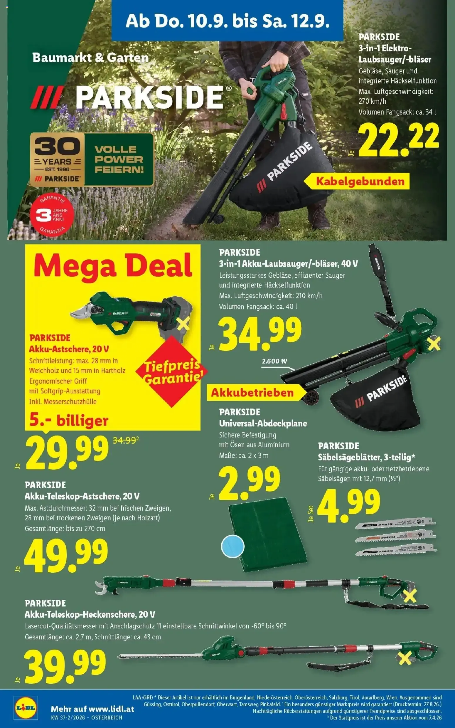 Lidl Aktion von 10. September bis 12. September 2026 - Flugblätt seite  20