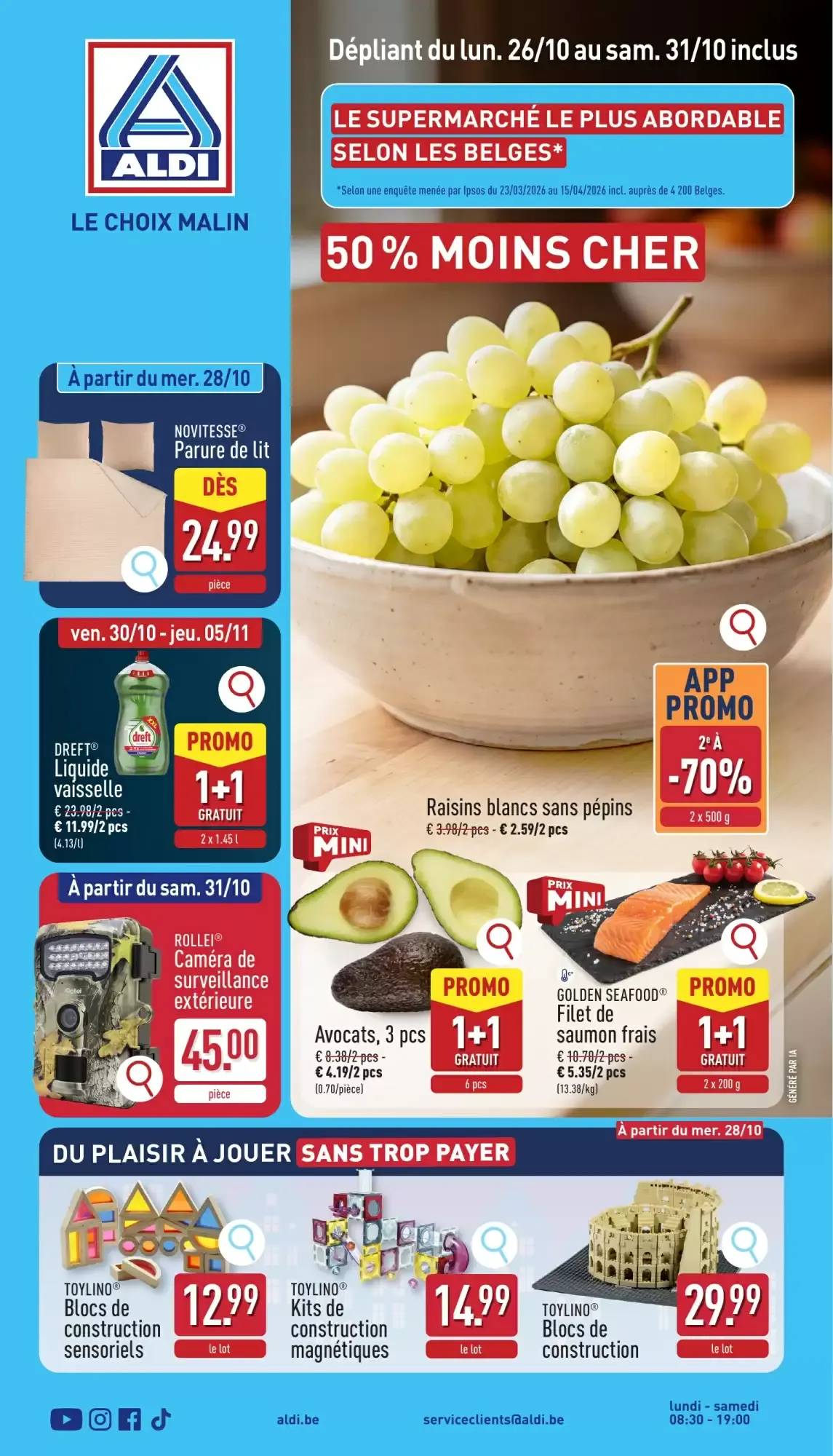 ALDI Dépliant del 26 al 31 de octubre van 26 oktober tot 31 oktober 2026 - folder pagina 1