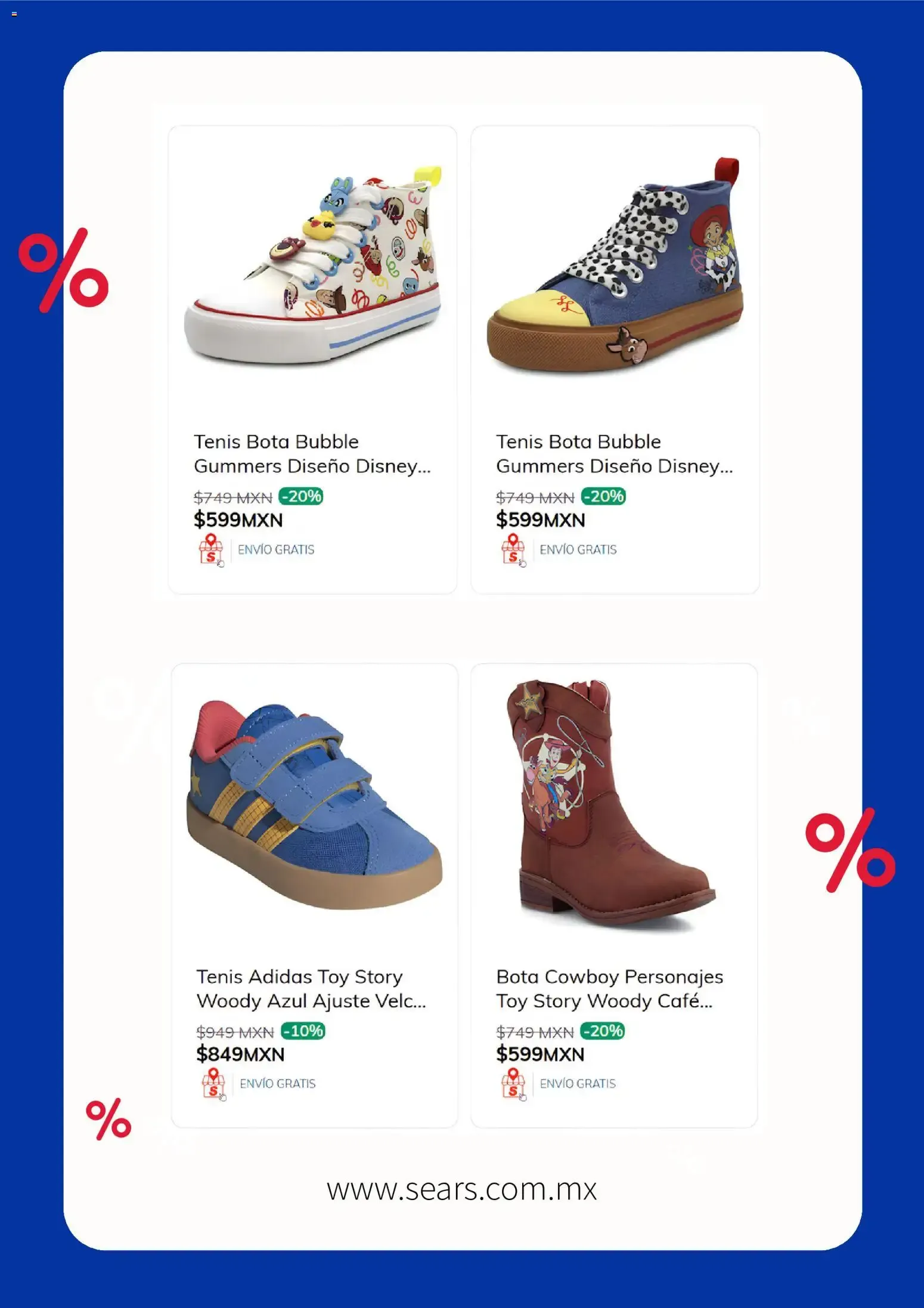 Catálogo de Sears: Calzado infantil de Toy Story 5 - Promociones 16 de junio al 16 de julio 2026 - Pagina 2