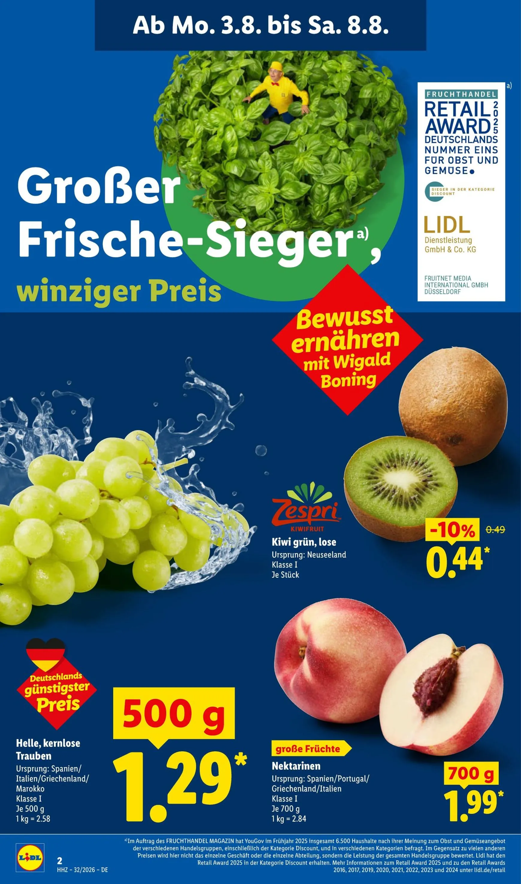 Lidl Prospekt nächste Woche – von Montag 03.08.2026 bis Samstag 08.08.2026 von 3. August bis 8. August 2026 - Prospekt seite 2