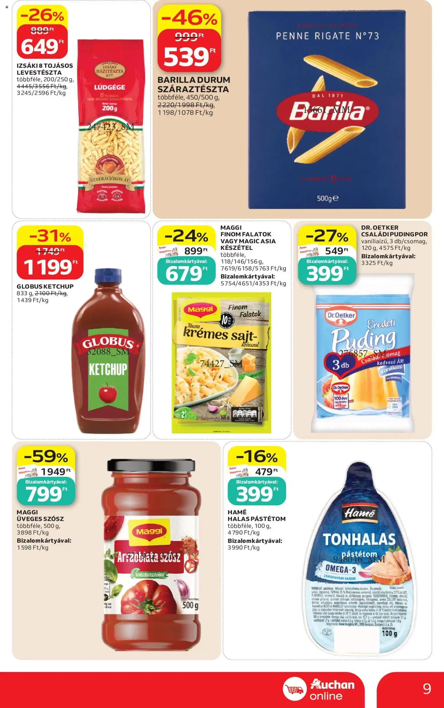 Katalógus Auchan Szupermarket akciós újság - 2026.07.23. -tól/töl > akció, lapozható szórólap 🛍️ július 23.-tól július 29.-ig 2026. - Oldal 9