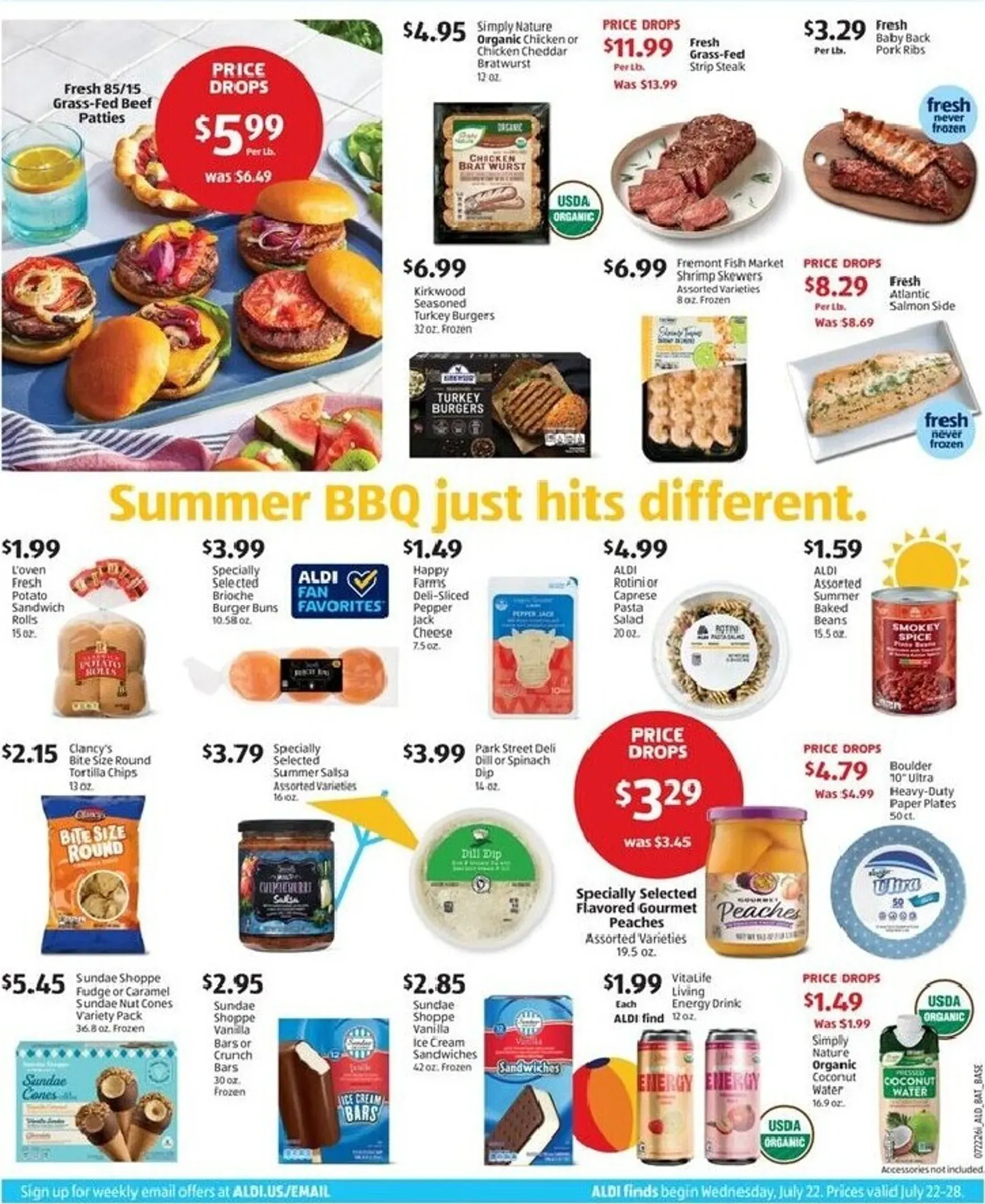 Weekly ad Current ALDI leaflet valid from Wednesday 07/22/2026 to Tuesday 07/28/2026 from July 22 to July 28 2026 - Page 2