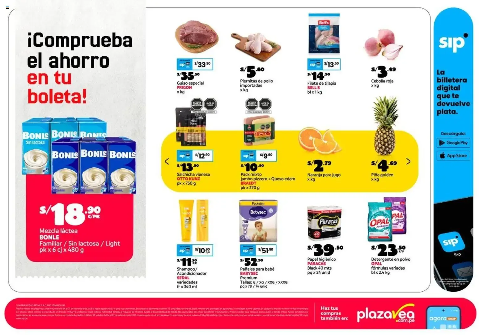 Catalogo de Catálogo de Ofertas Plaza Vea 4 de setiembre al 7 de setiembre 2026 - Pag 2
