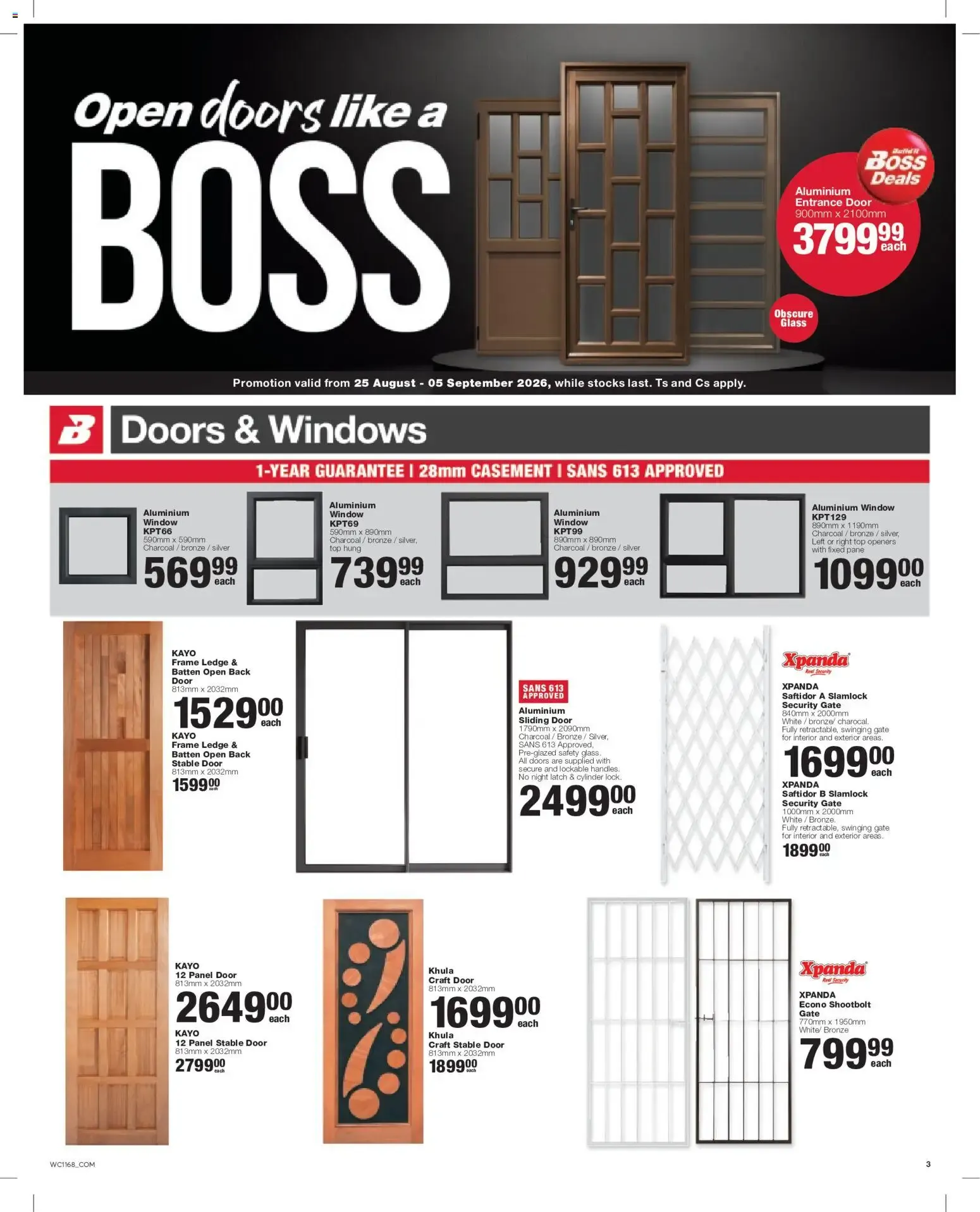 Sorted like a BOSS / Build it BOSS Deals from 25 August to 5 September 2026 - Catalogue Page 3