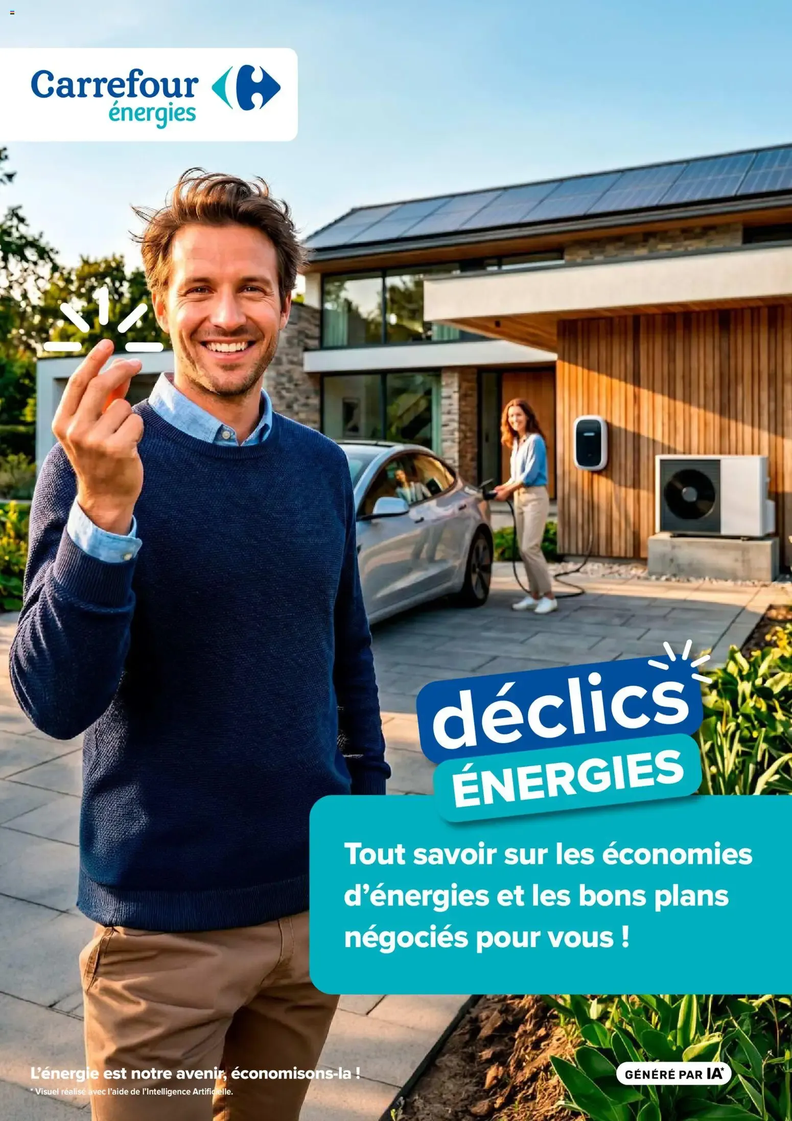 Carrefour énergies: Déclics ÉNERGIES. Todo sobre el ahorro de energía y los buenos planes negociados para ti. du 22 septembre au 31 octobre 2026 - Catalogue page 1