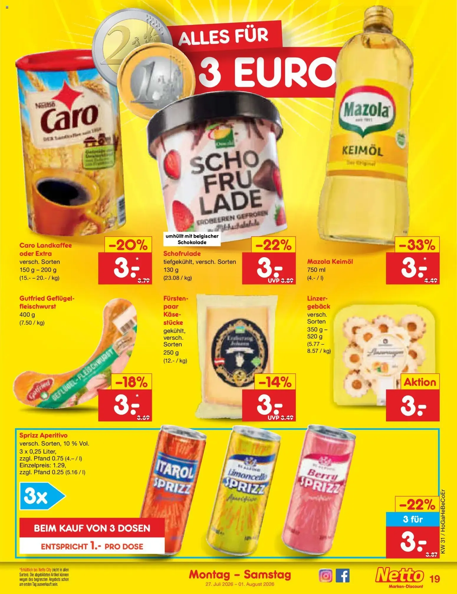 Netto Marken-Discount Prospekt (ab 27.07.2026) » Angebote von 27. Juli bis 1. August 2026 - Prospekt seite 29