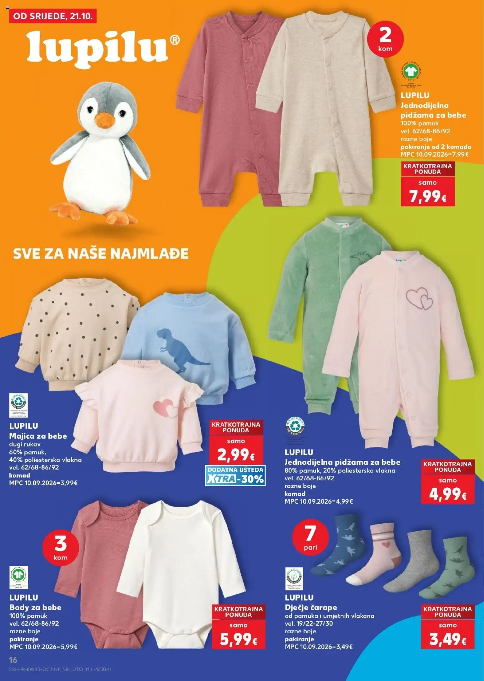 Katalog Kaufland Katalog novi od 21.10.2026 na listanje > letak digitalni od 21. listopada do 27. listopada 2026. - Pregled Stranica 16