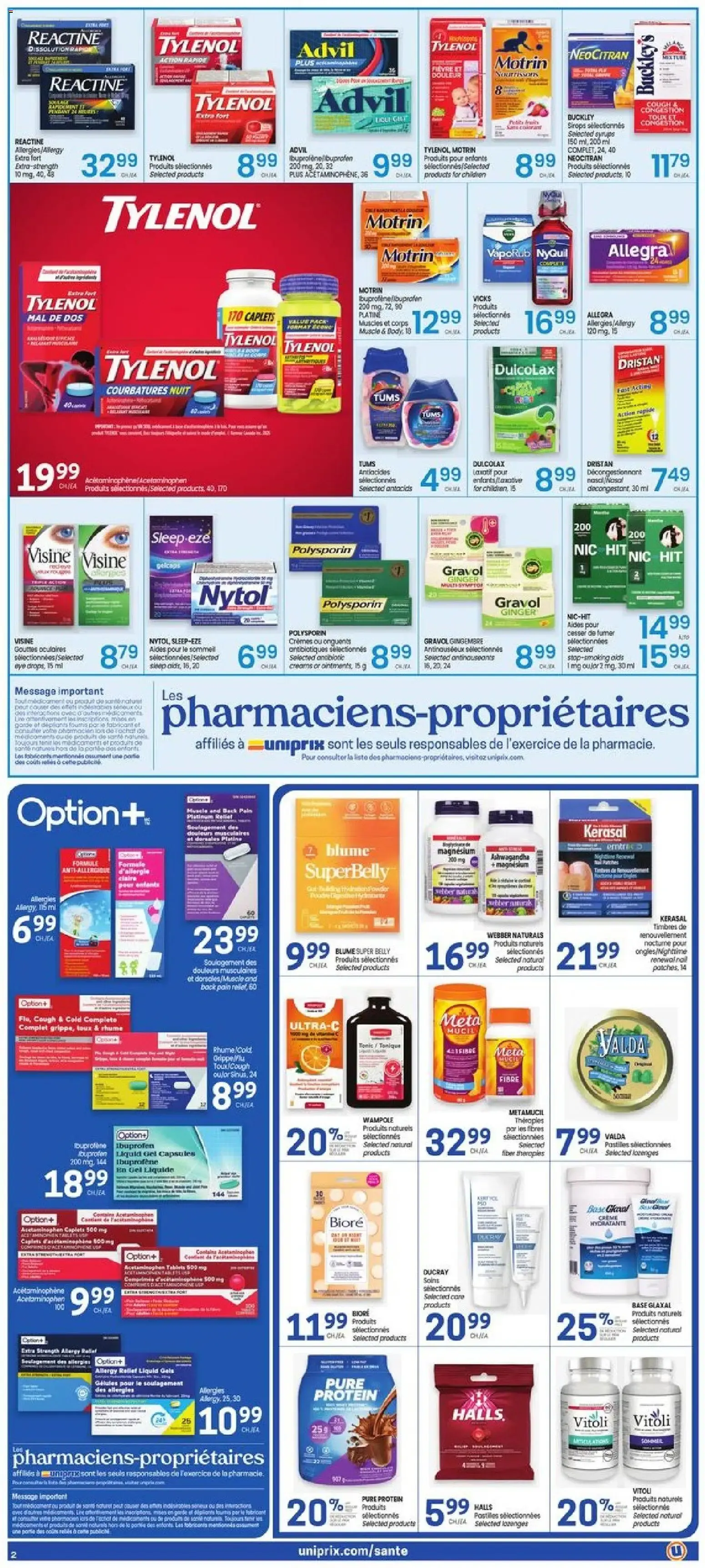 Uniprix weekly flyer / circulaire from Sep 24, 2026 > weekly specials & deals from September 24 to September 30 2026 - flyer page 3