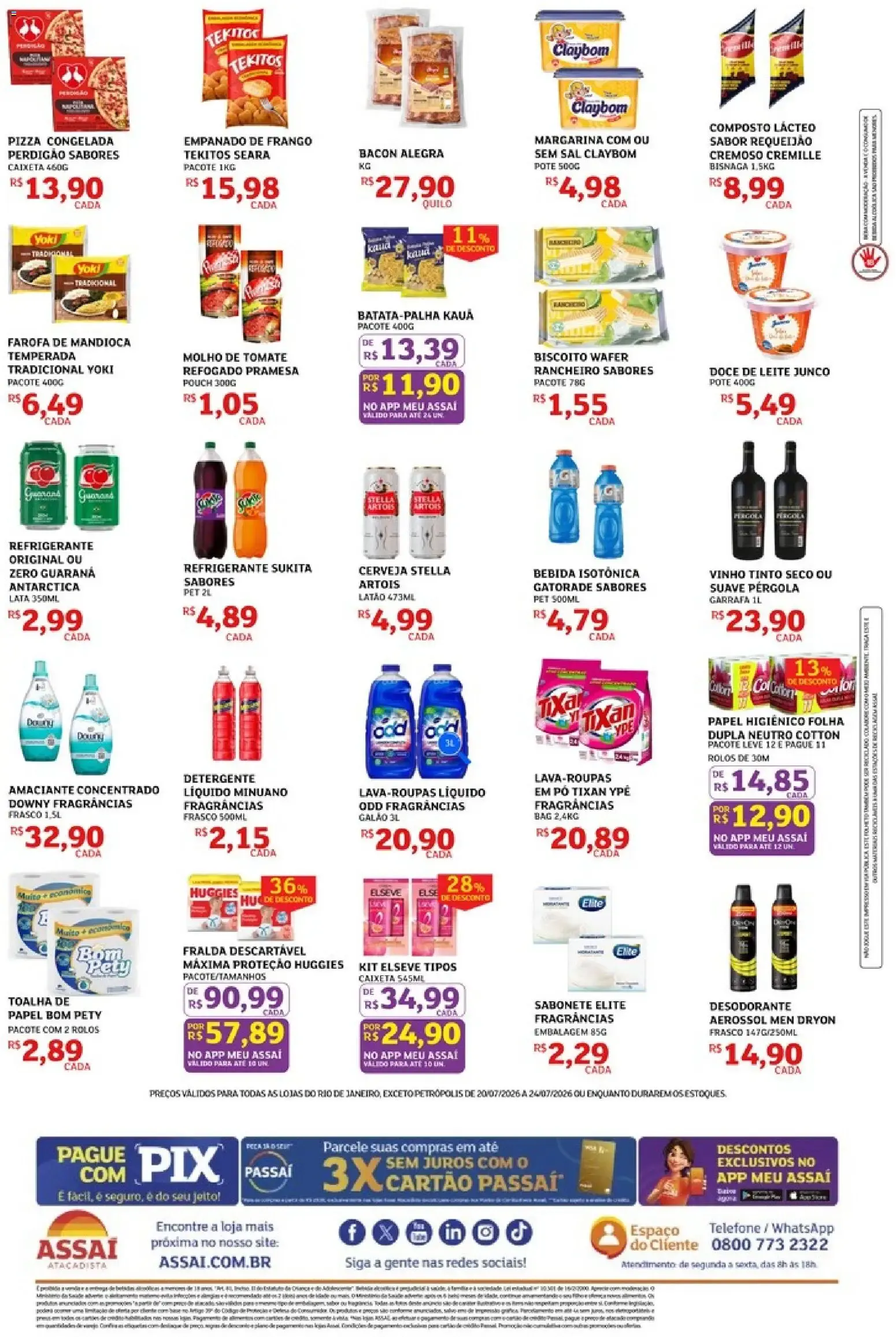 Encarte de Assaí Atacadista - Ofertas 20 de julho até 24 de julho 2026 - Pagina 2