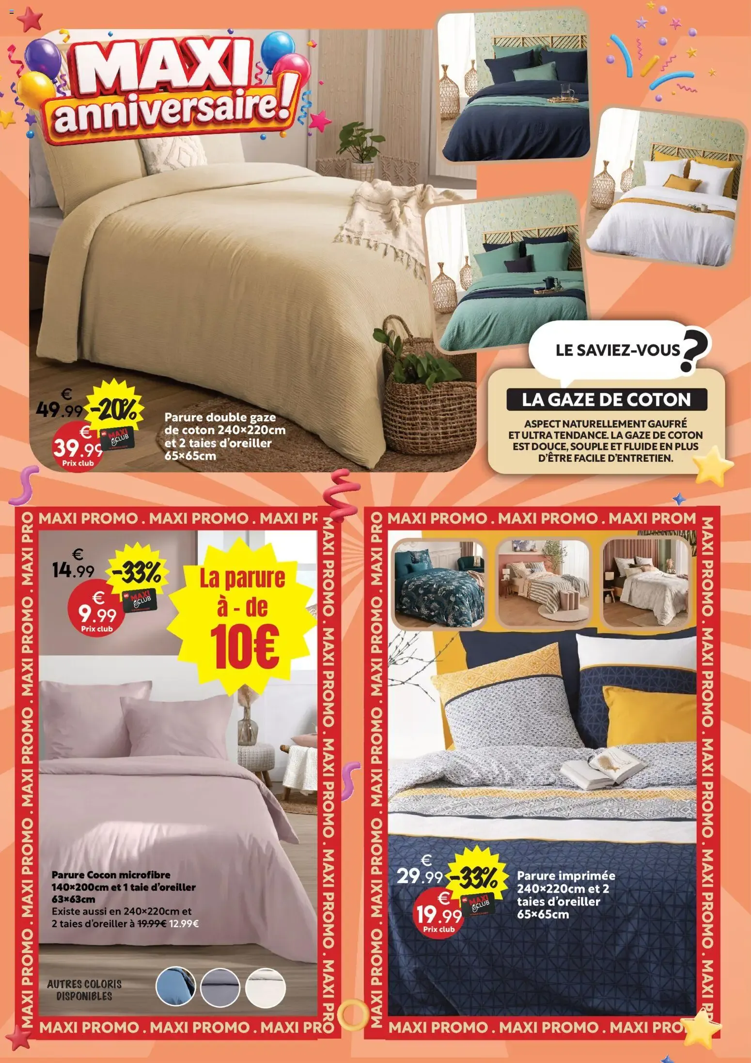 Maxi Bazar - Brochure anniversaire à partir du 02/09/2026 - promo en ligne du 2 septembre au 27 septembre 2026 - Catalogue page 11