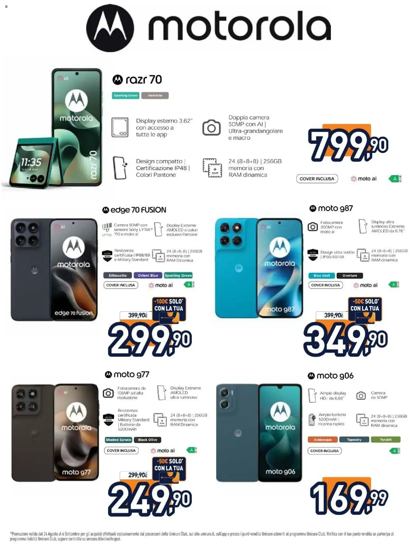 Nuovo Unieuro volantino dal 24/08/2026 > offerte anteprima 🛍️ da 24 agosto a 6 settembre di 2026 - Pagina del volantino 13