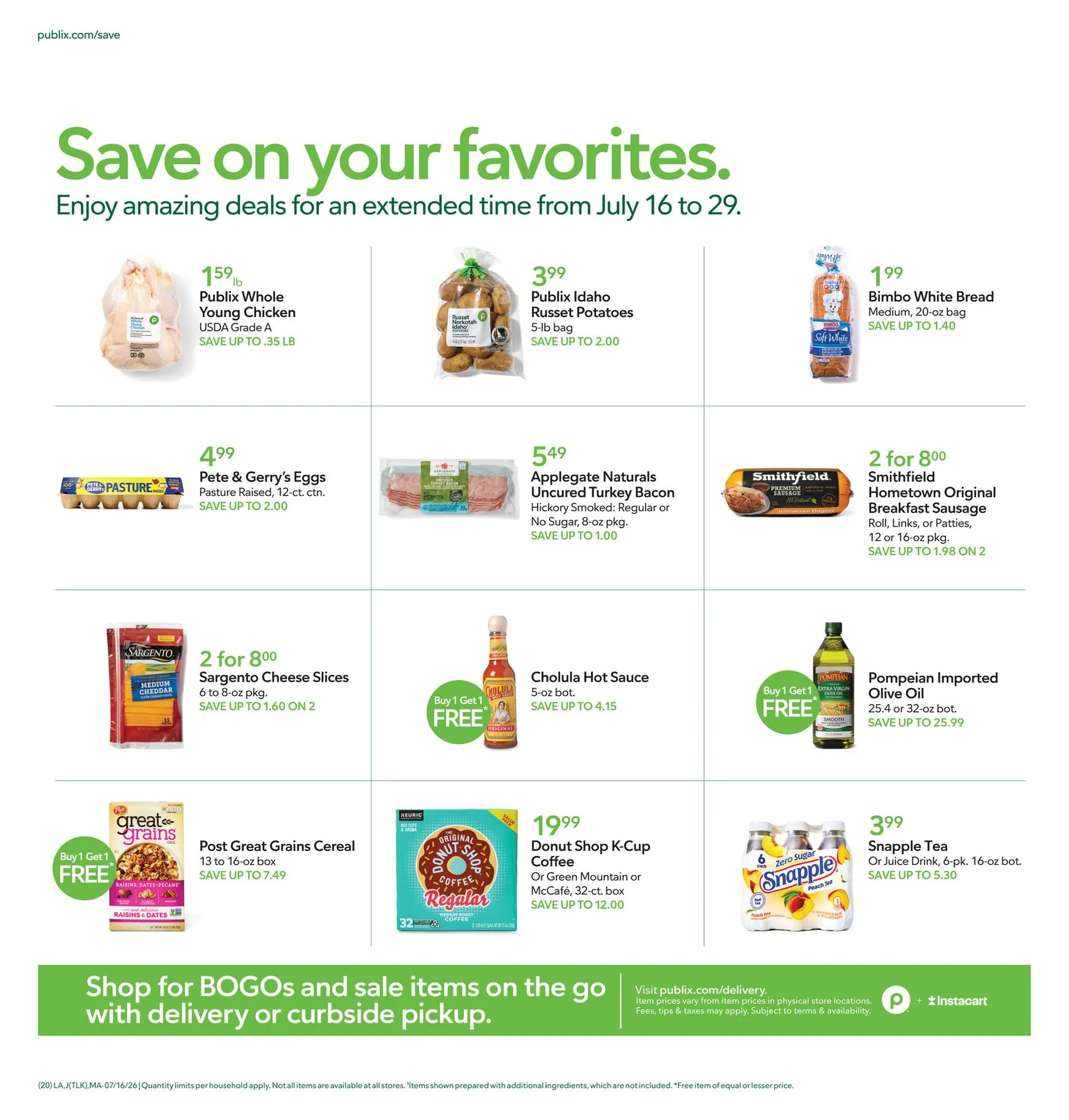 Weekly ad Future Publix flyer valid from Thursday 07/16/2026 to Wednesday 07/22/2026 from July 16 to July 22 2026 - Page 20