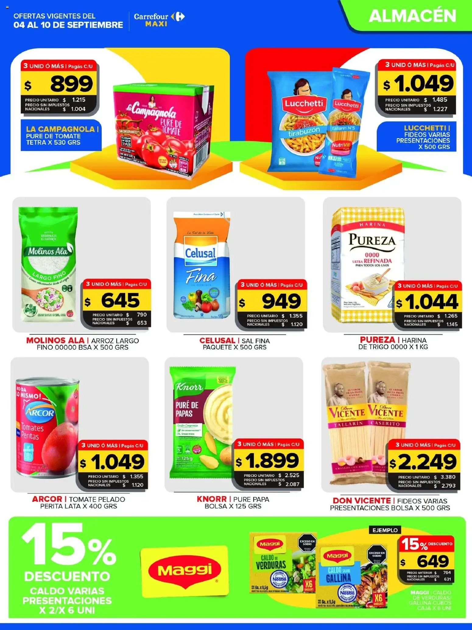Ofertas de Carrefour Maxi catálogo del 04/09/2026 - 10/09/2026 4 de septiembre al 10 de septiembre 2026 - Página 7 del catálogo