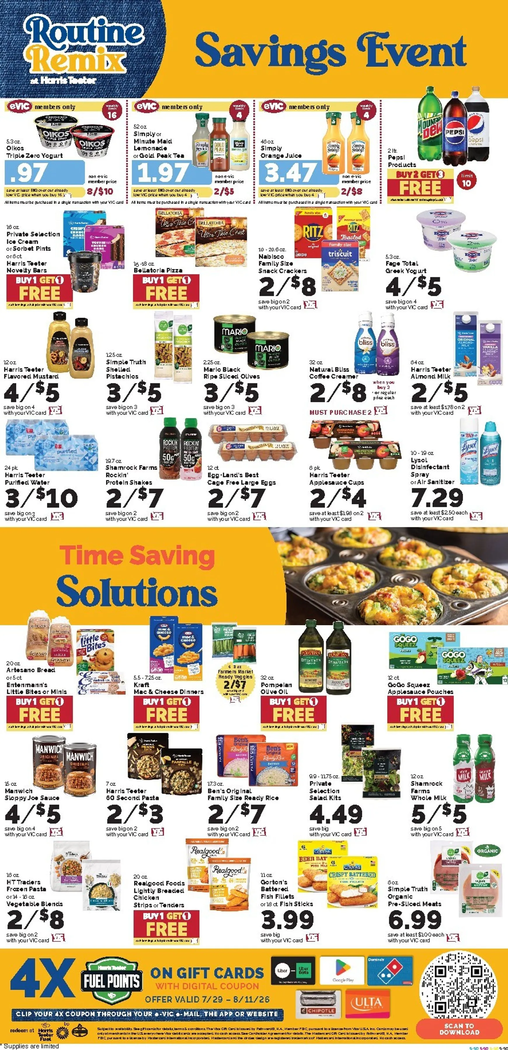 Weekly ad Current Harris Teeter leaflet valid from Wednesday 07/29/2026 to Tuesday 08/04/2026 from July 29 to August 4 2026 - Page 8