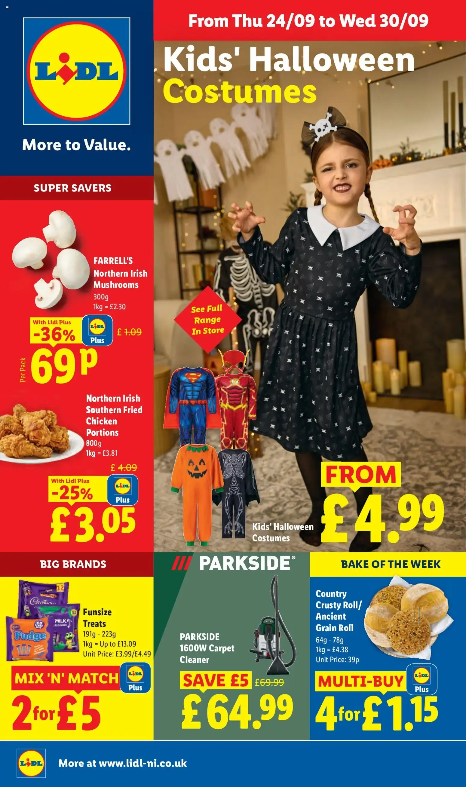 Lidl - Kids' Halloween Costumes from 24 September to 30 September 2026 - Catalogue Page 1