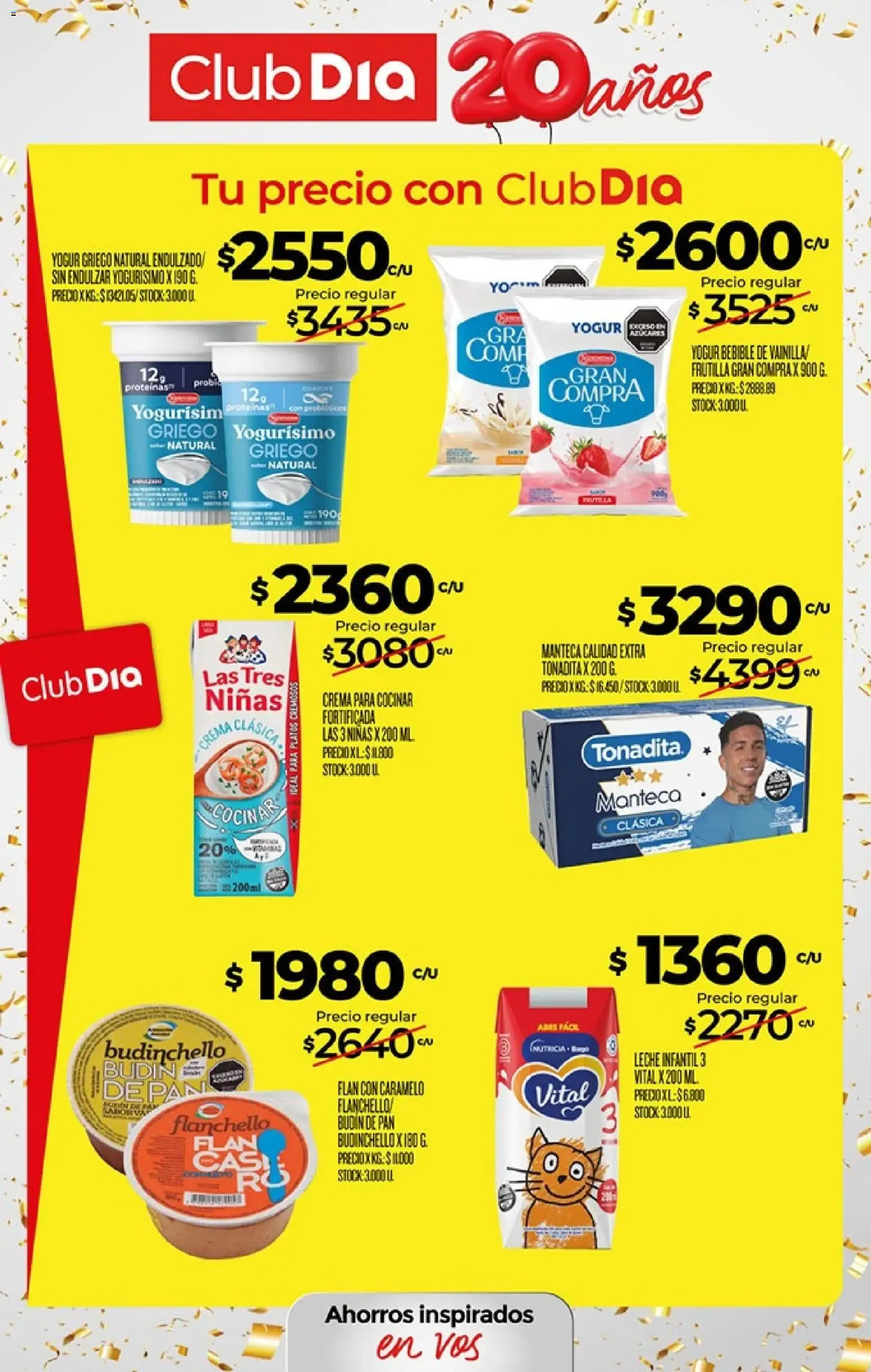 Ofertas de Club Dia 20 años - Tu precio con Club Dia 21 de octubre al 26 de octubre 2026 - Página 20 del catálogo
