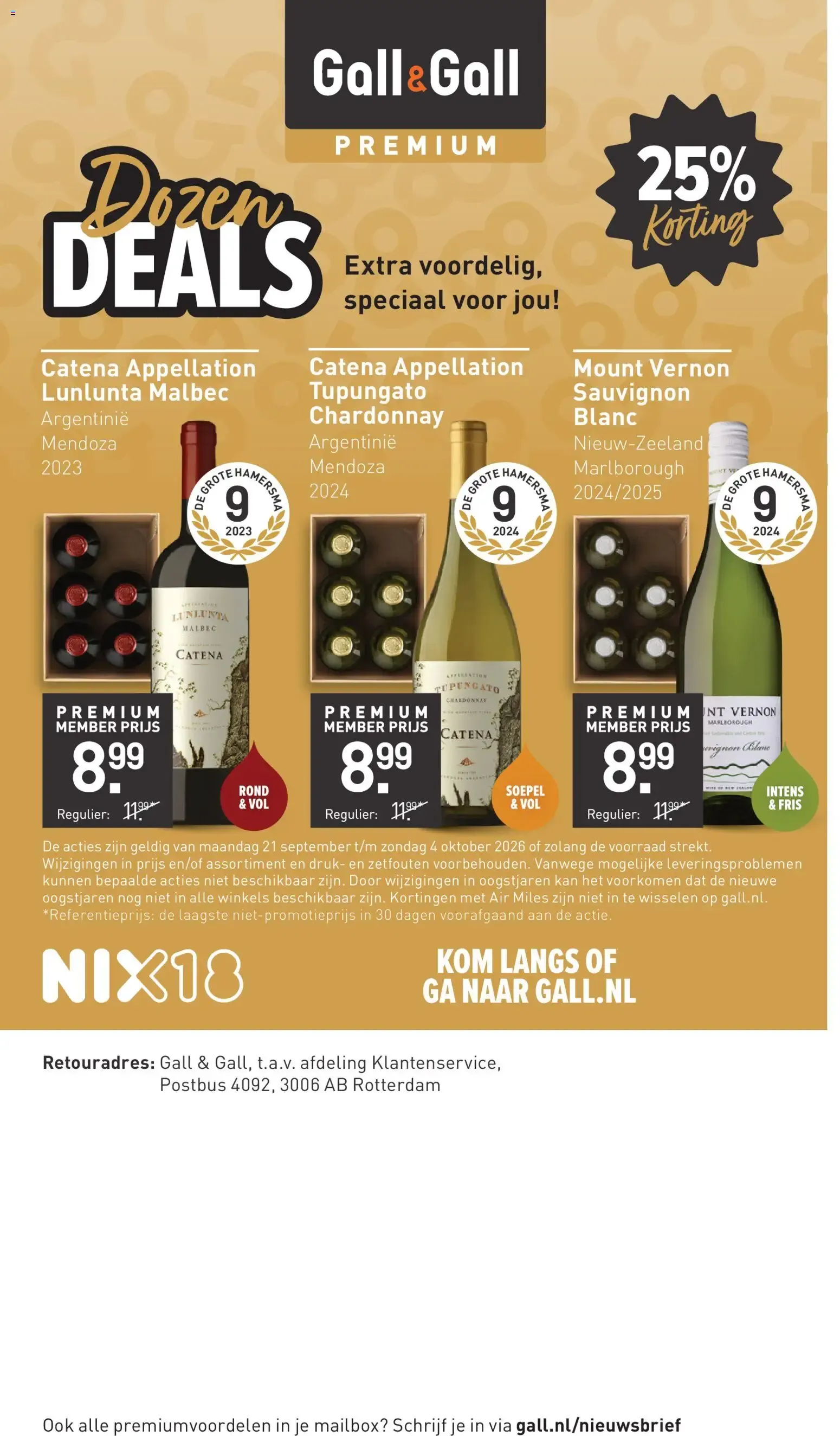 Gall & Gall: Proef de Herfst y Wilde Whisky Dagen van 21 september tot 4 oktober 2026 - Folder pagina 8