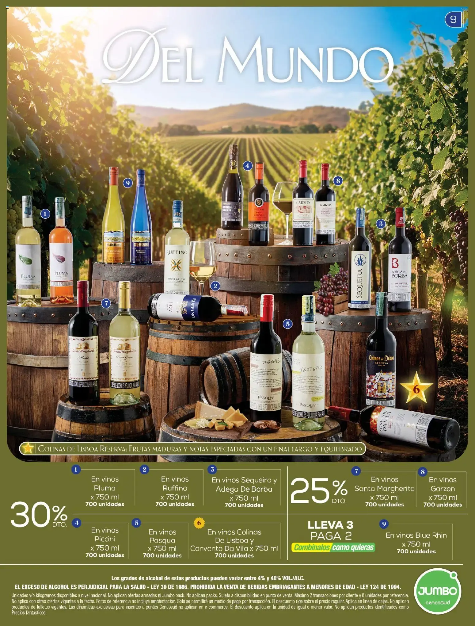 Catalogo de Jumbo catálogo VENDIMIA desde el 10/09/2026 > Revistas Septiembre 10 de septiembre al 30 de septiembre 2026 - Pag 9