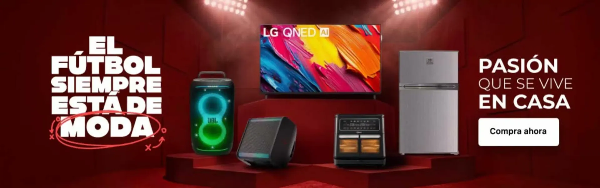 Catalogo de Fútbol en casa: Pasión que se vive con LG, JBL y más 25 de mayo al 31 de julio 2026 - Pag 1