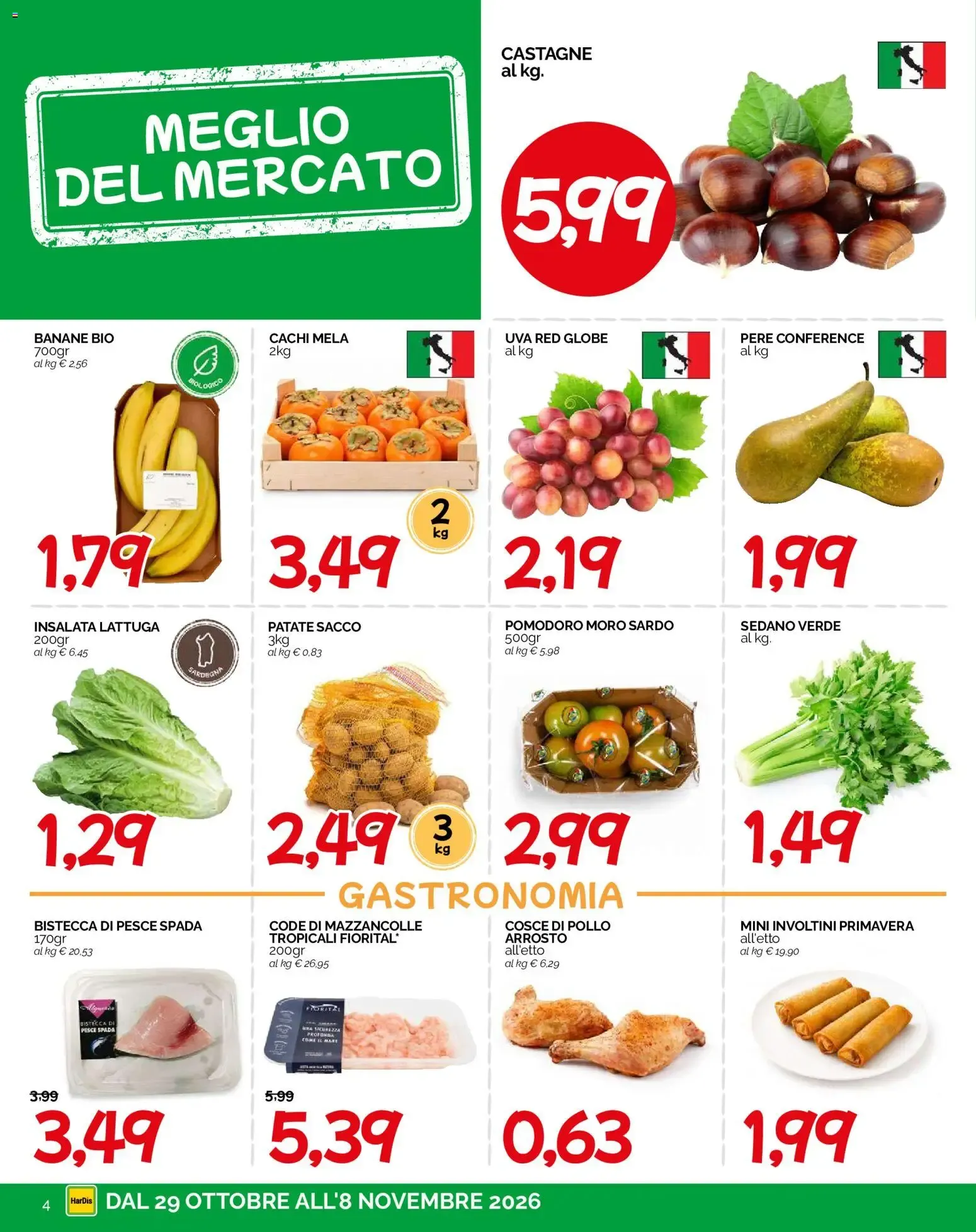 HarDis volantino dal 29/10/2026 - online Offerte da 29 ottobre a 8 novembre di 2026 - Pagina del volantino 4