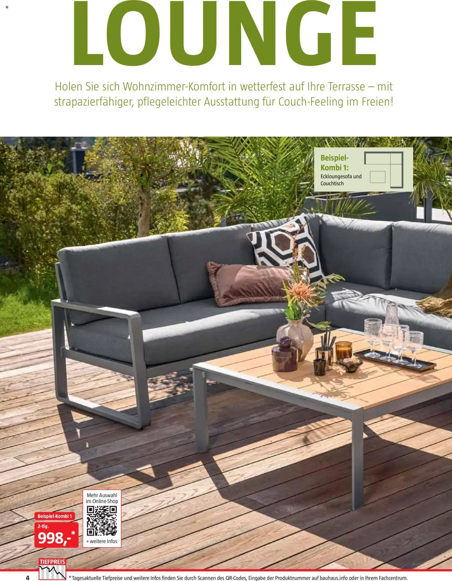 Bauhaus Freizeit im Garten (ab 02.03.2026) zum Blättern von 2. März bis 30. Juni 2026 - Prospekt seite 4