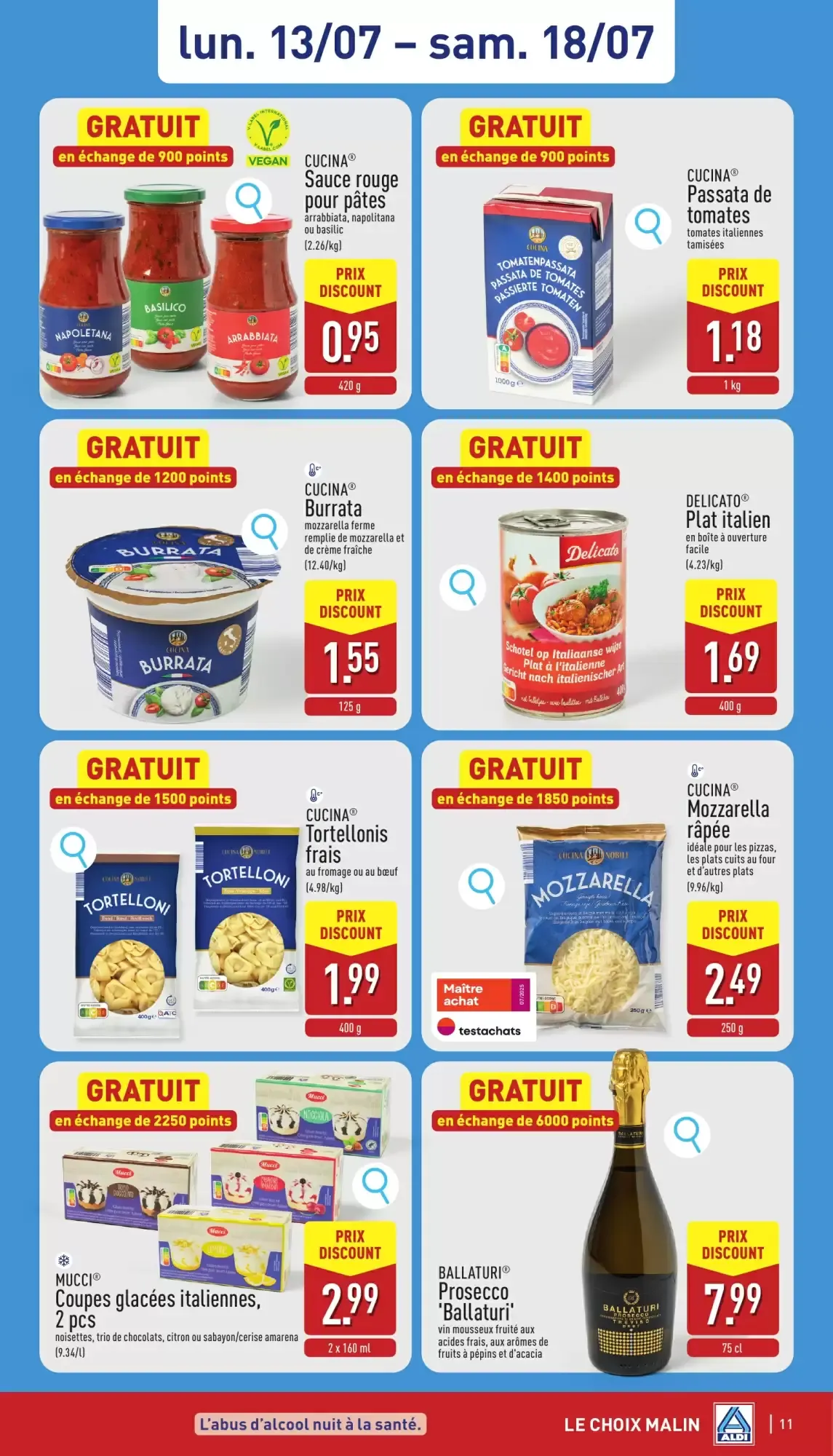 ALDI Dépliant du 13/07 au 18/07 van 13 juli tot 18 juli 2026 - folder pagina 11