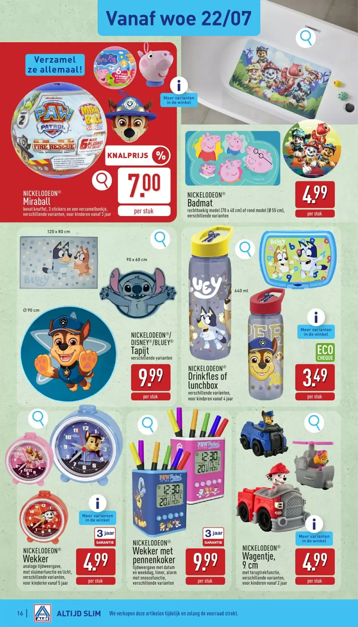 Aldi folder van 20/07 t.e.m. 25/07 van 20 juli tot 25 juli 2026 - folder pagina 16