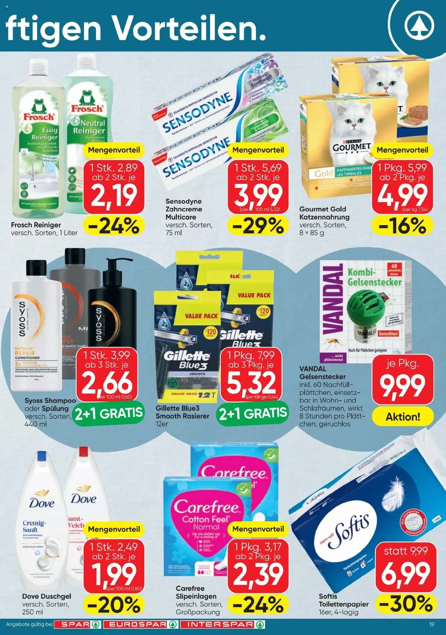 Spar - Flugblatt (30.07.2026) - Angebote und Prospekt von 30. Juli bis 12. August 2026 - Flugblätt seite 19