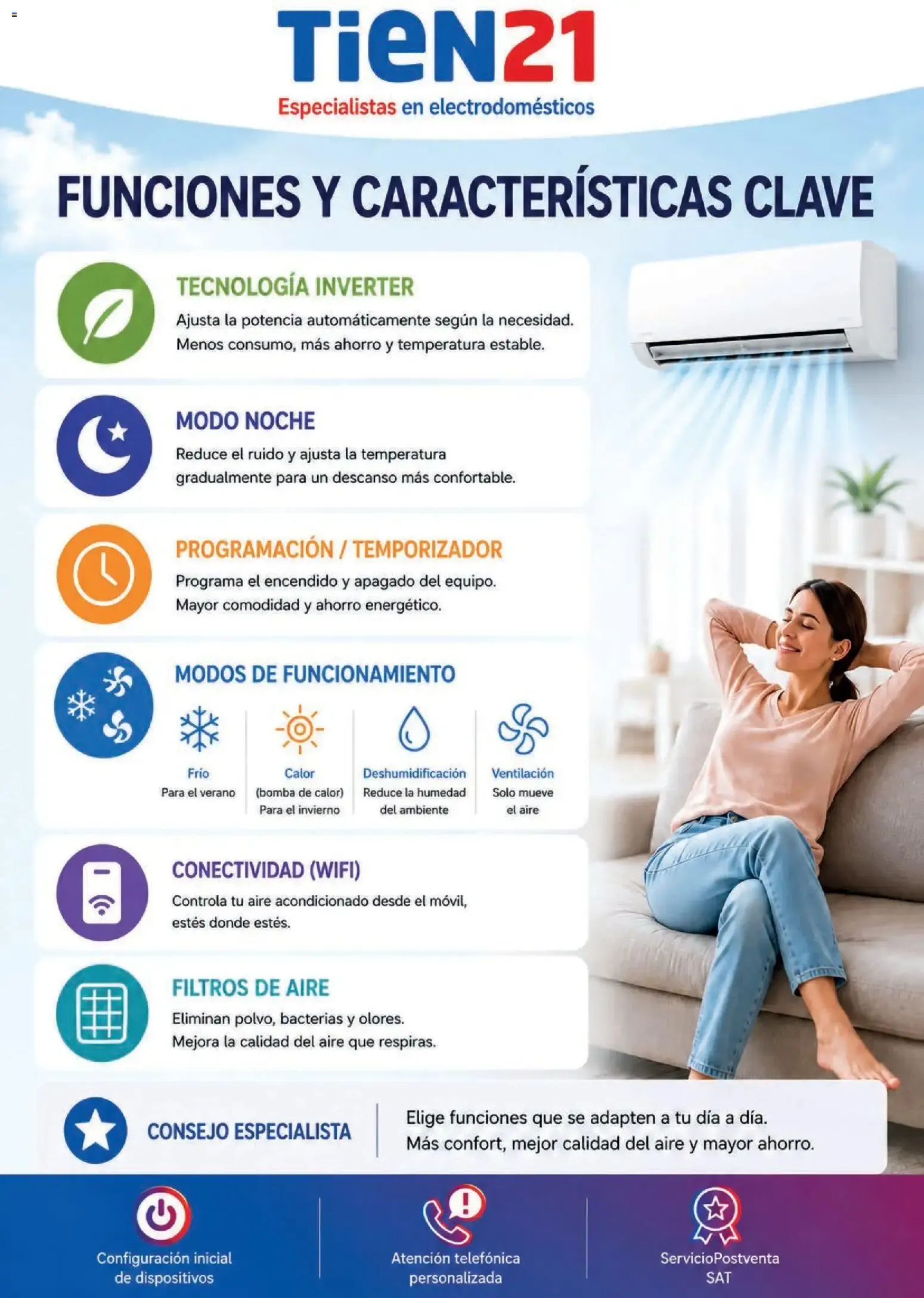 Catálogo de Tien 21 - Adelántate al calor, ahora es el momento (Aire Acondicionado Whirlpool) 13 de abril al 31 de julio 2026 - Página 11