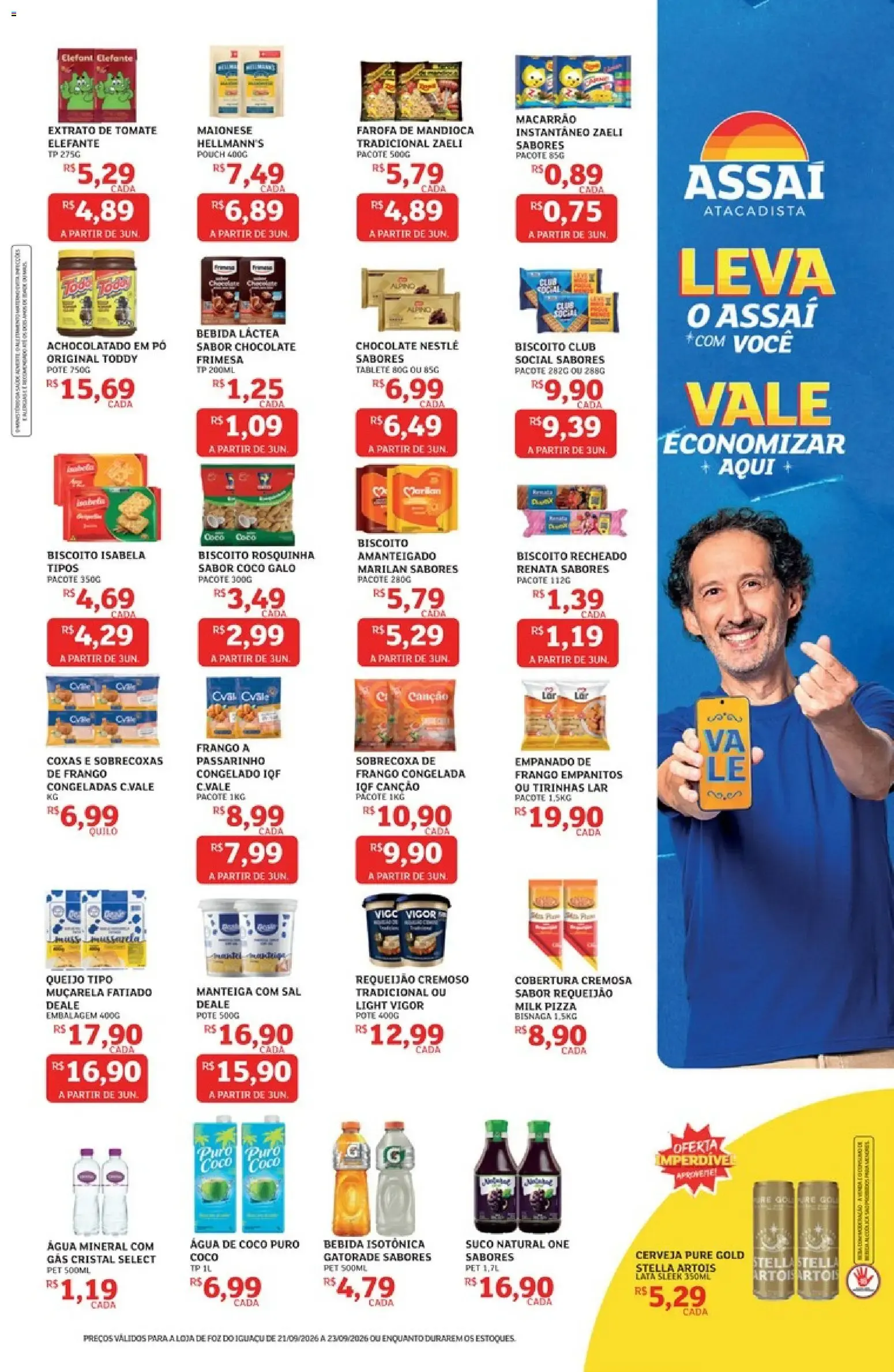 Encarte de Assaí Atacadista - Leva Vale para economizar mais 21 de setembro até 23 de setembro 2026 - Pagina 3