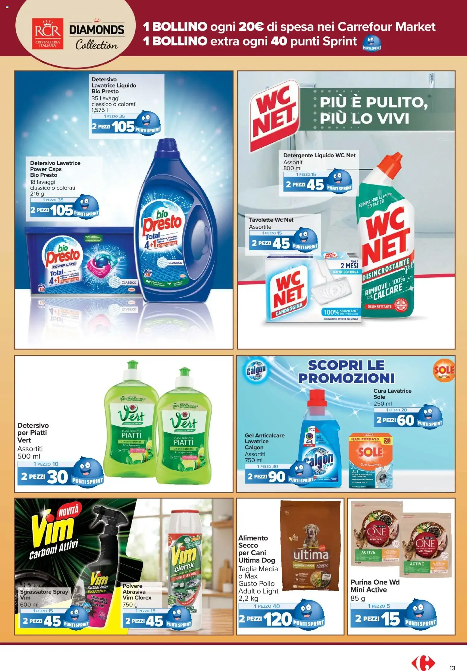 Carrefour Market: La tua carta SpesAmica Payback vola con i Punti Sprint da 13 ottobre a 25 ottobre di 2026 - Pagina del volantino 13