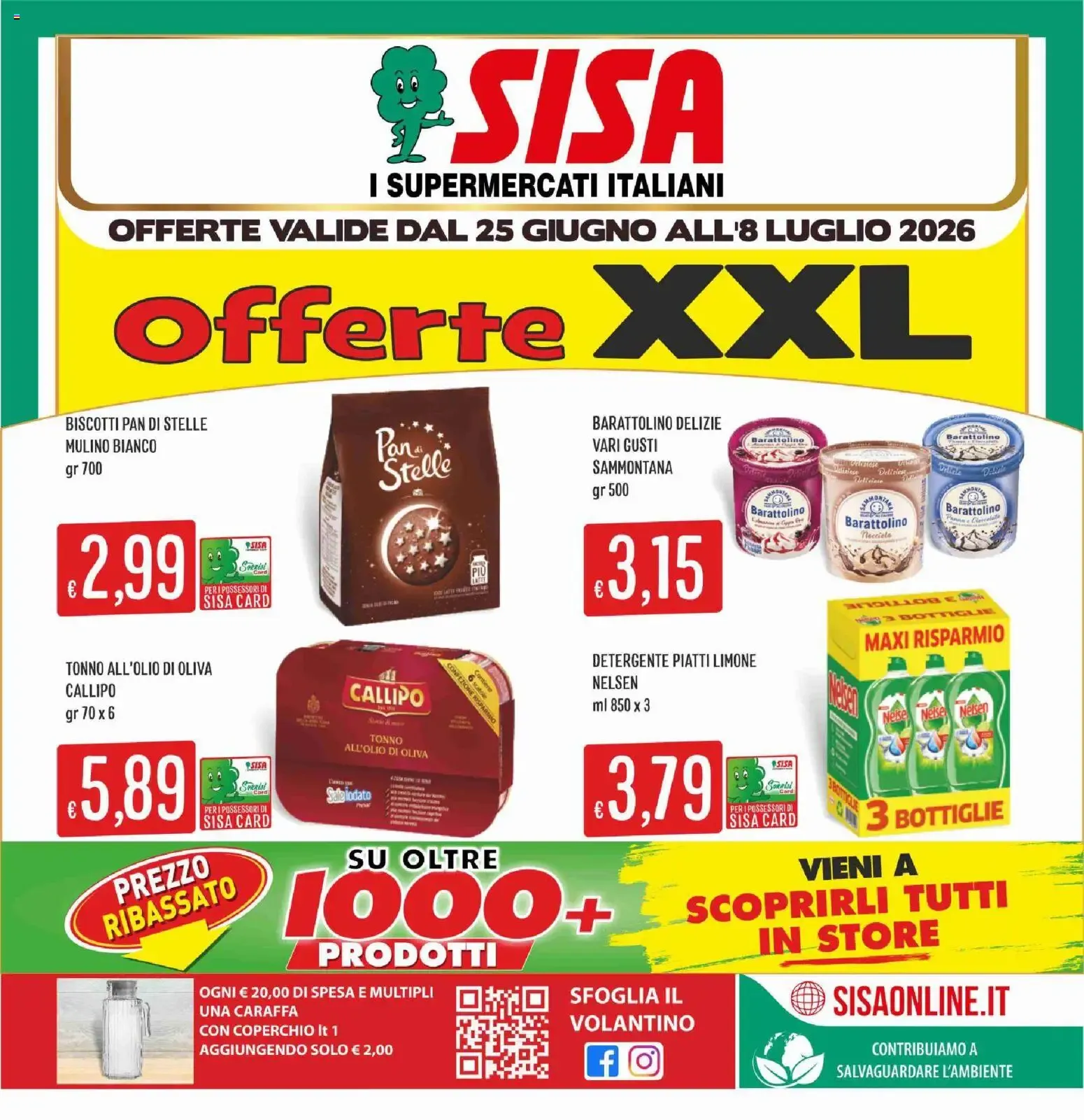 SISA Offerte XXL da 25 giugno a 8 luglio di 2026 - Pagina del volantino 1