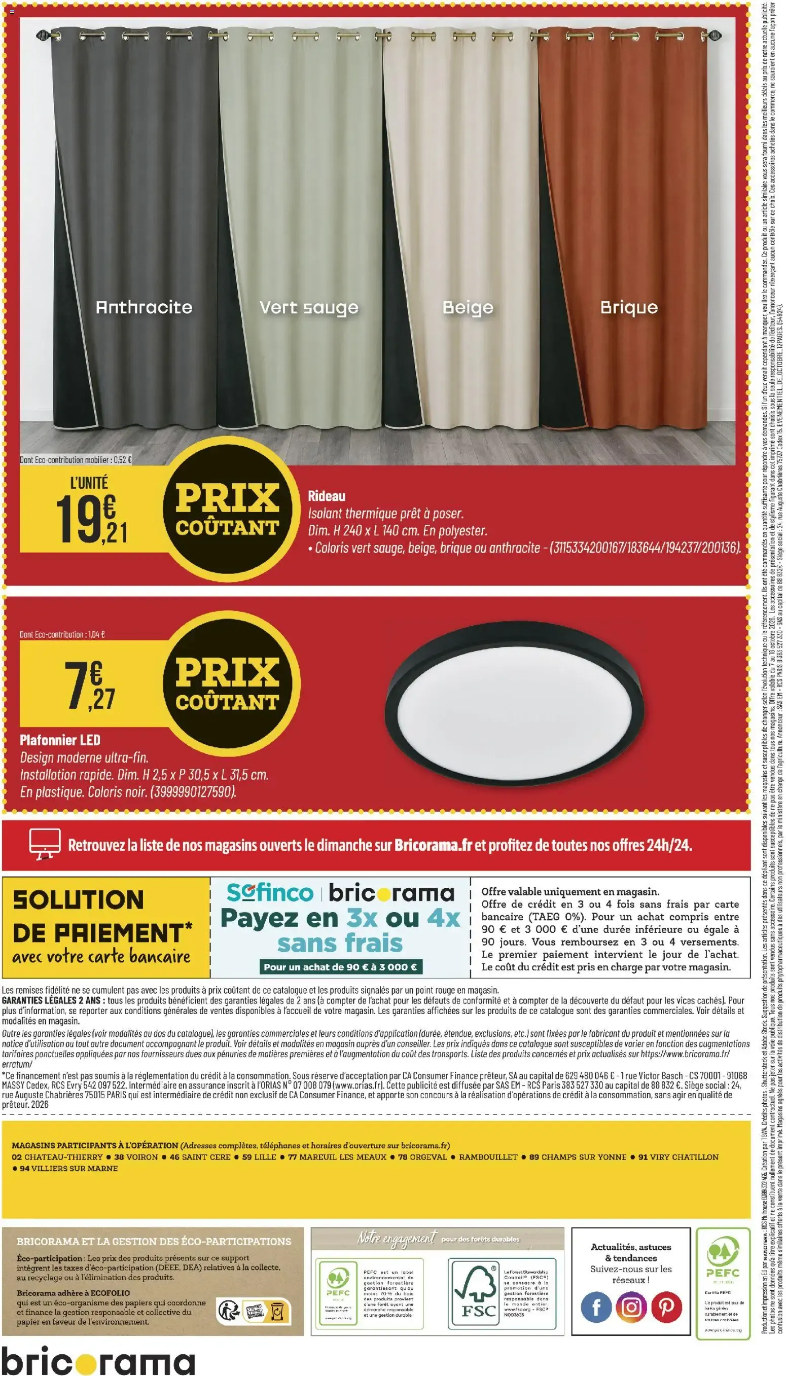 Bricorama catalogue à partir du 07/10/2026 - promo en ligne du 7 octobre au 18 octobre 2026 - Catalogue page 12